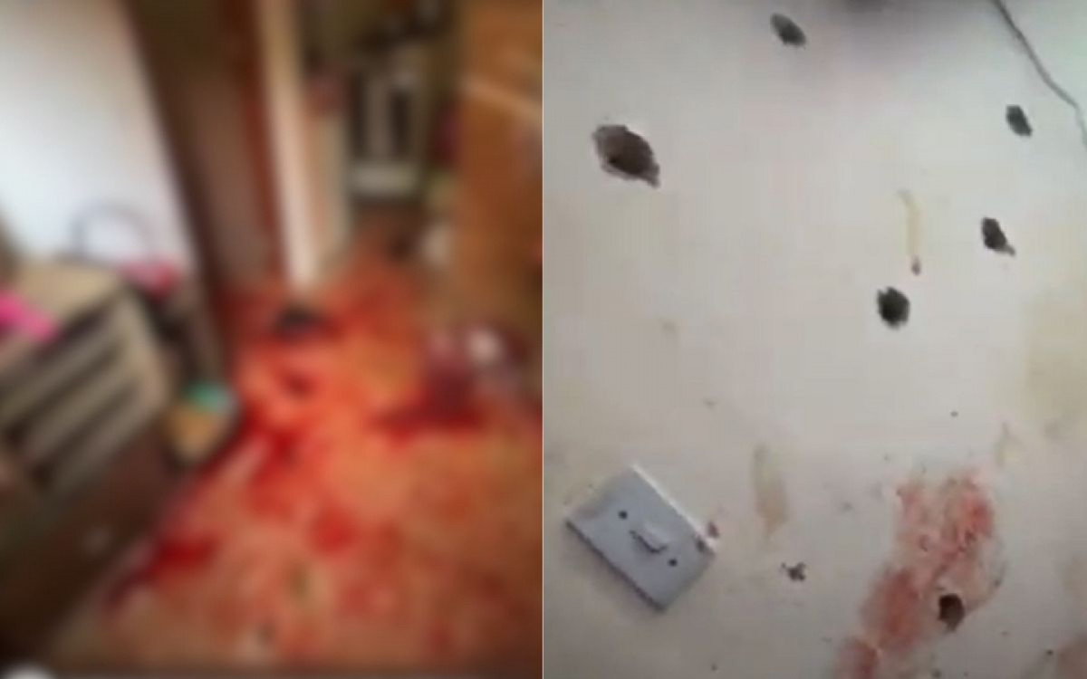 Casa de morador morto em opera&ccedil;&atilde;o fica ensanguentada e com marcas de tiro