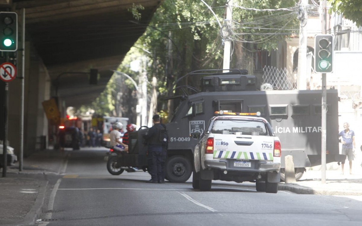 Avenida Paulo de Frontin chegou a ser interditada 