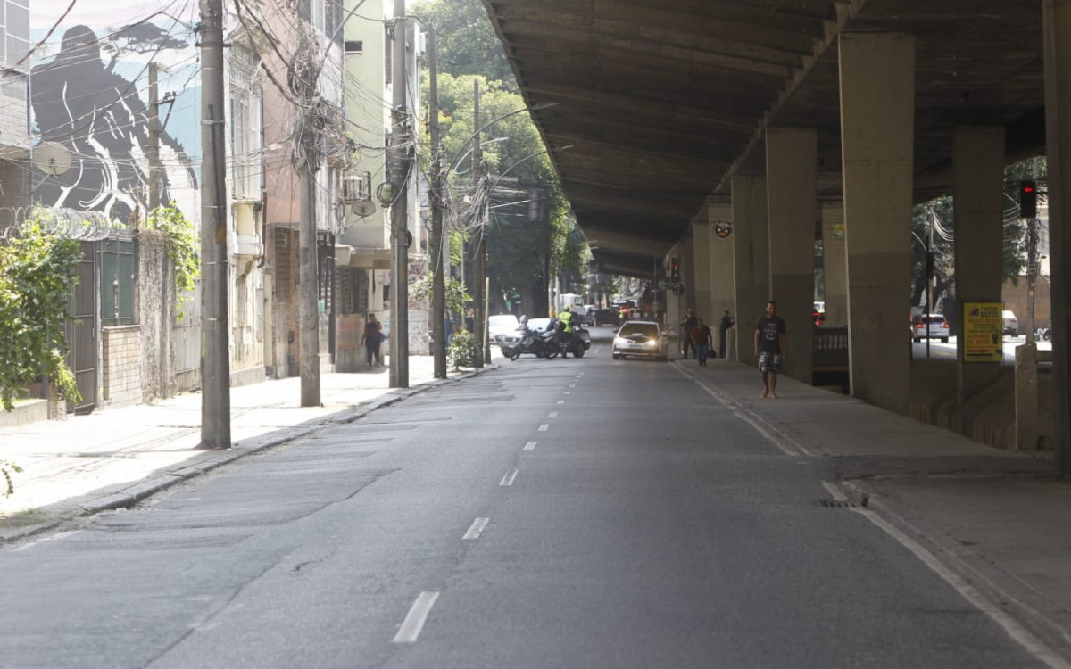 Avenida Paulo de Frontin chegou a ser interditada 