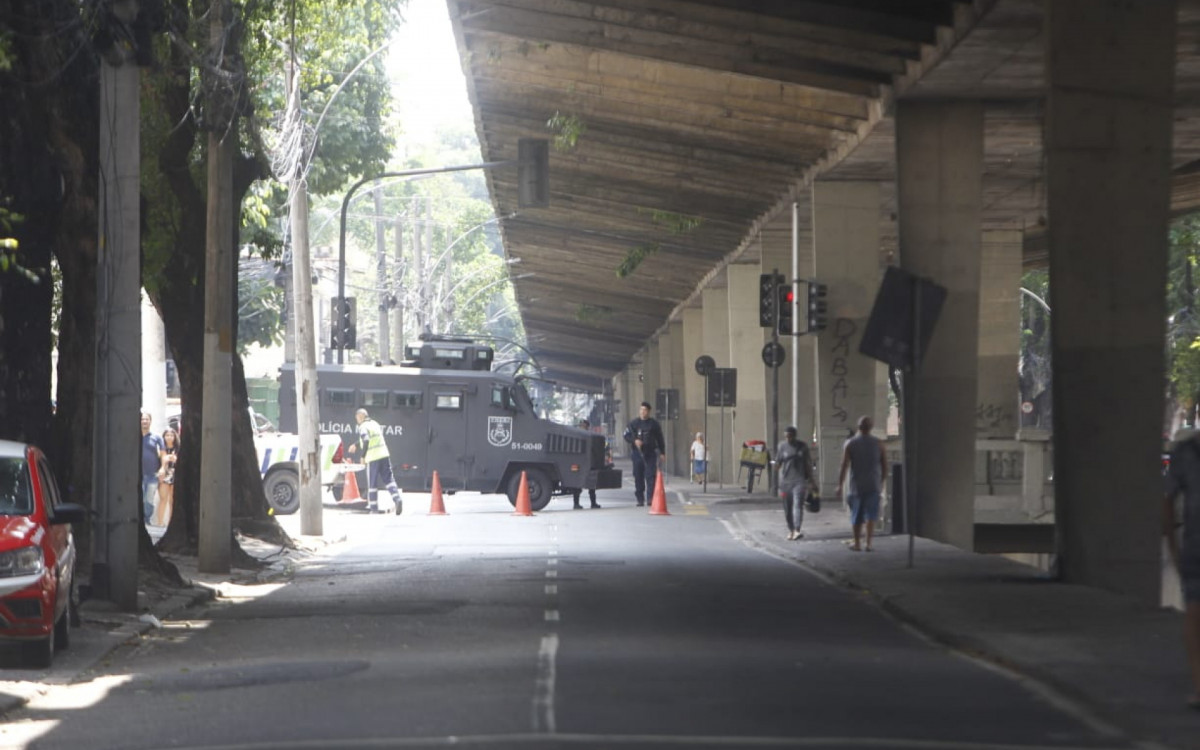 Avenida Paulo de Frontin chegou a ser interditada 