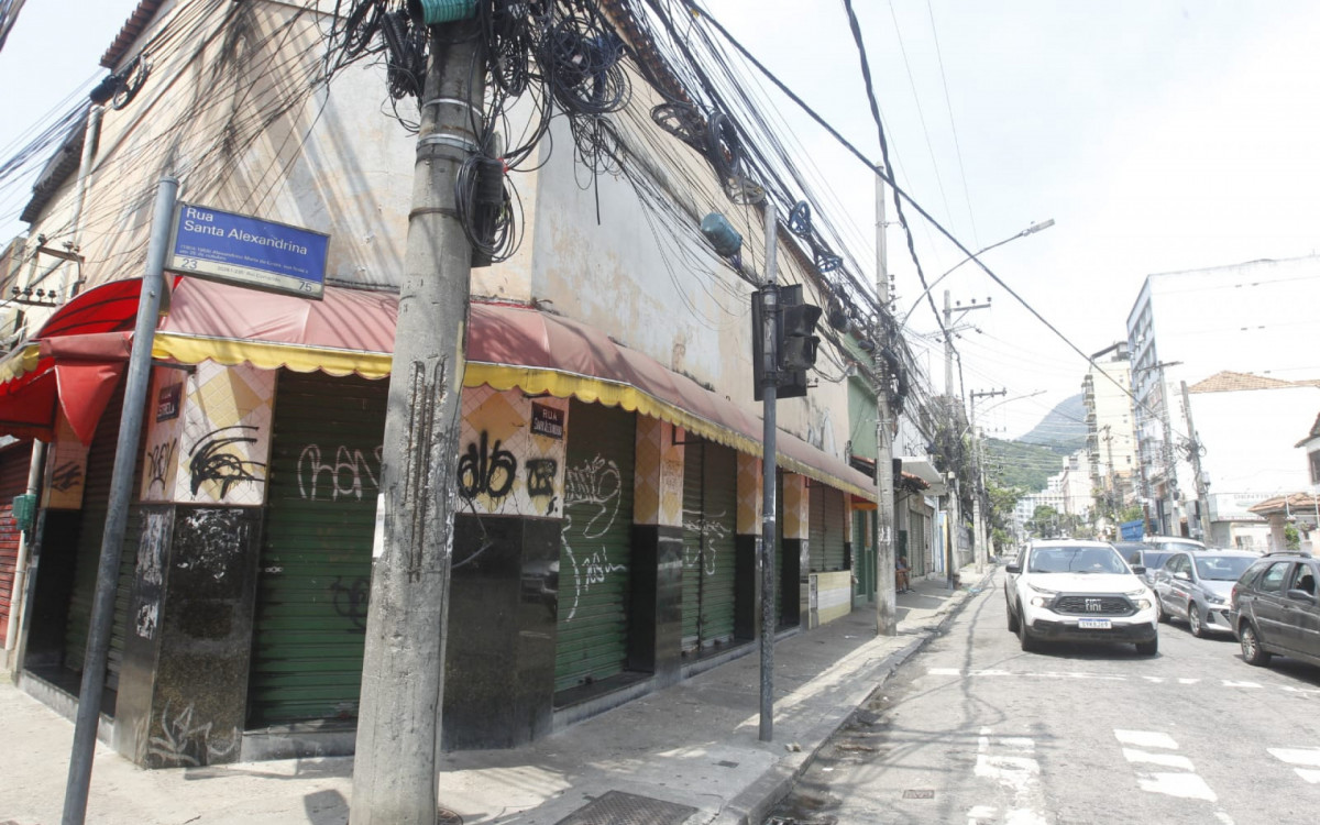 Comércio do Rio Comprido fechou por medida de segurança