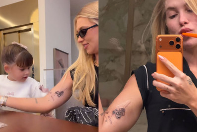 Virginia faz novas tatuagens a pedido das filhas