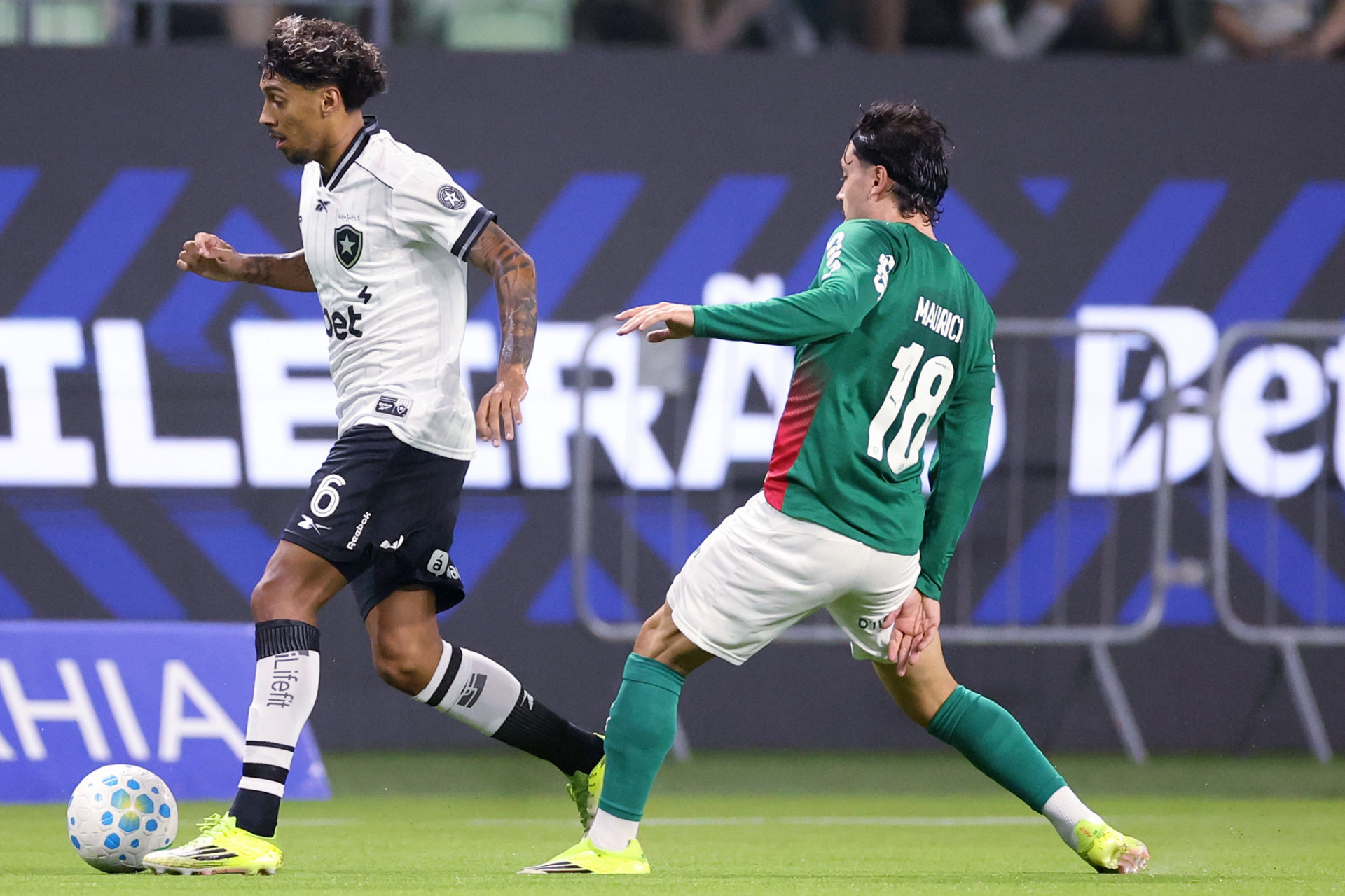 Medina em ação contra o Palmeiras - Vitor Silva / Botafogo