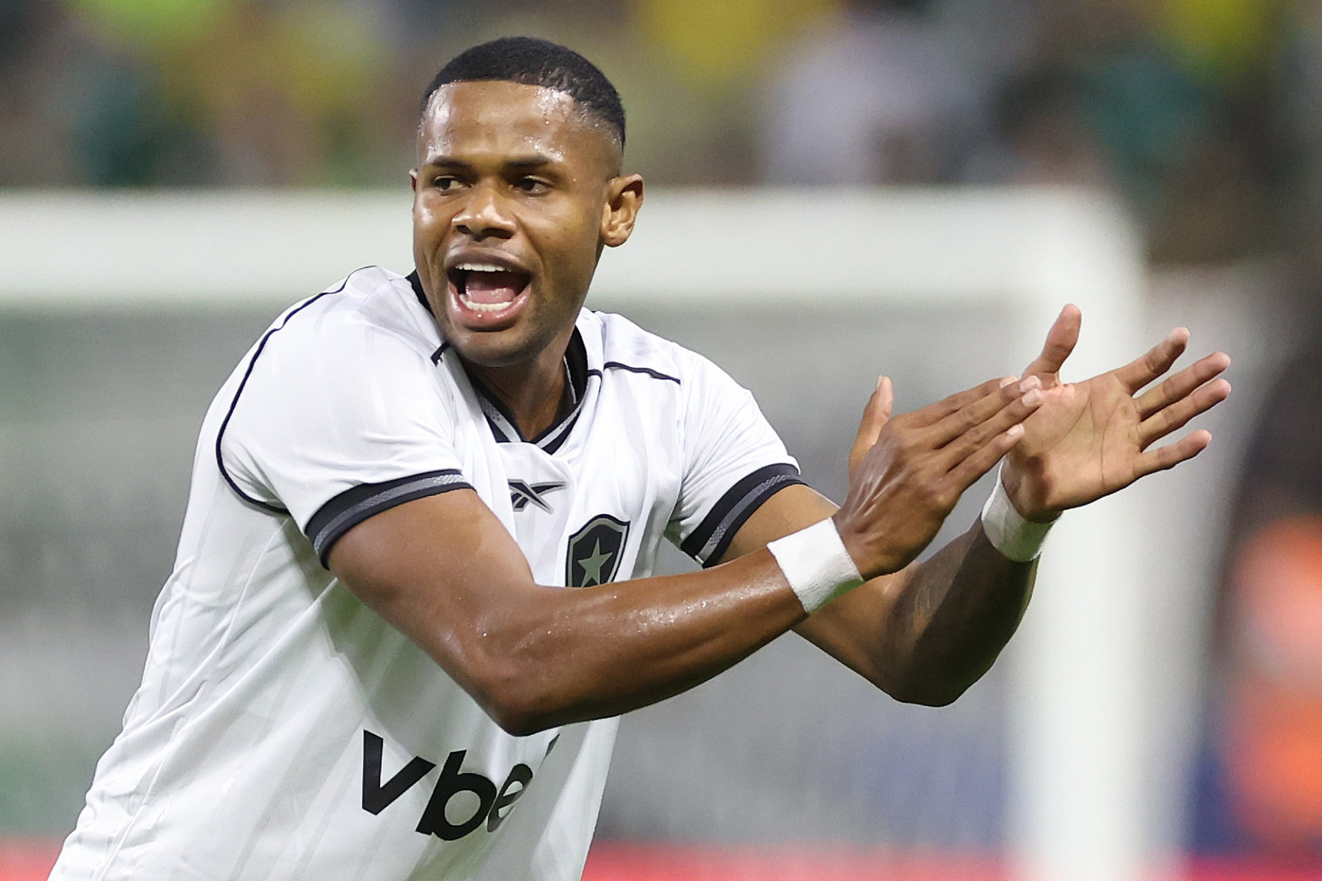 Junior Santos em ação contra o Palmeiras - Vitor Silva / Botafogo