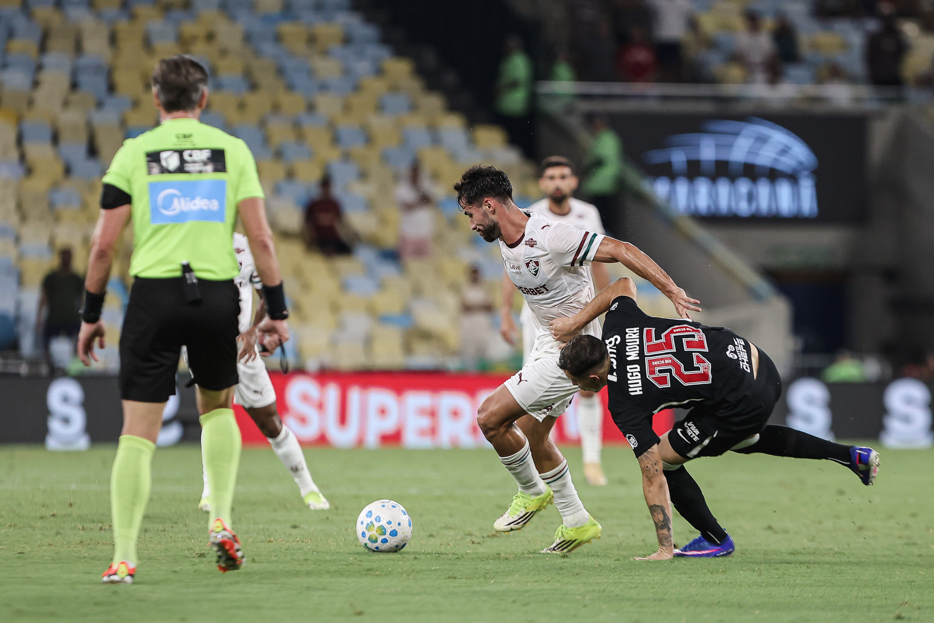 Rio de Janeiro, Brasil - 18/03/2026 - Estádio Maracanã.   
Fluminense enfrenta o Vasco esta noite no Maracanã pela 7ª rodada do Campeonato Brasileiro 2026. - Lucas Merçon/Fluminense