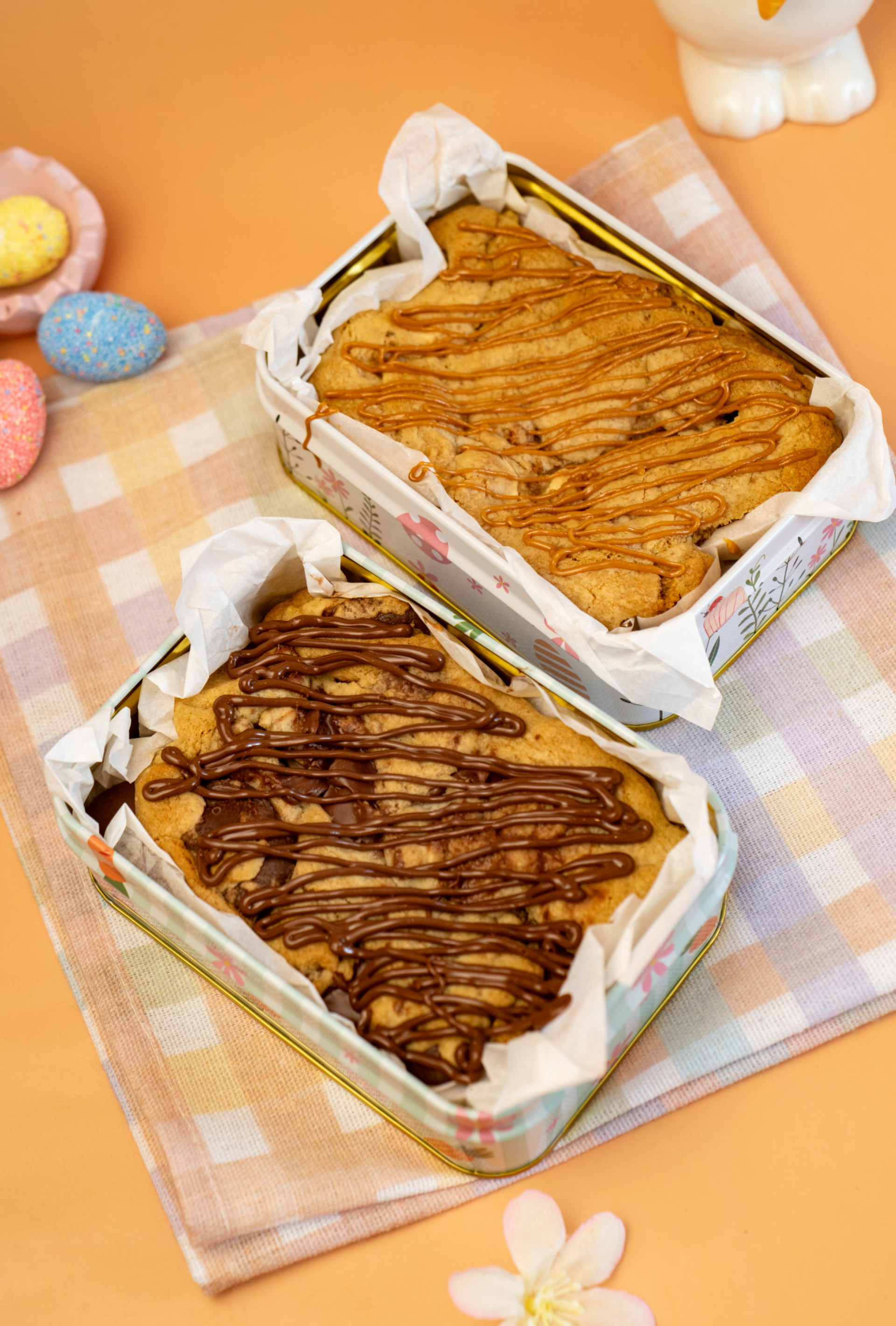 Cookie na lata retangular - Divulga&ccedil;&atilde;o/ Confeitaria Beju e Magi