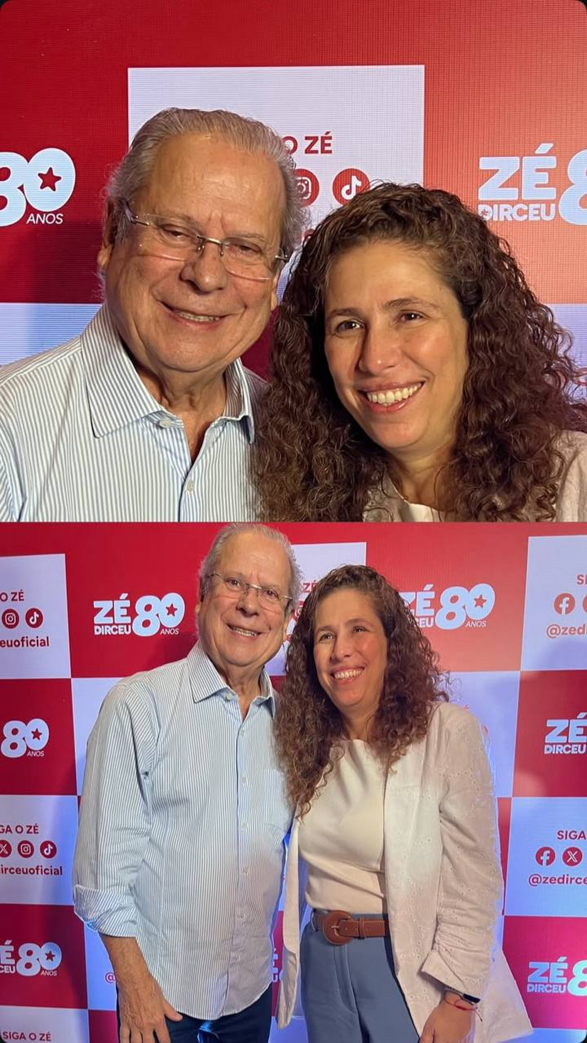 Dirceu e Esther Dweck, ministra da Gestão - Reprodução/ redes sociais