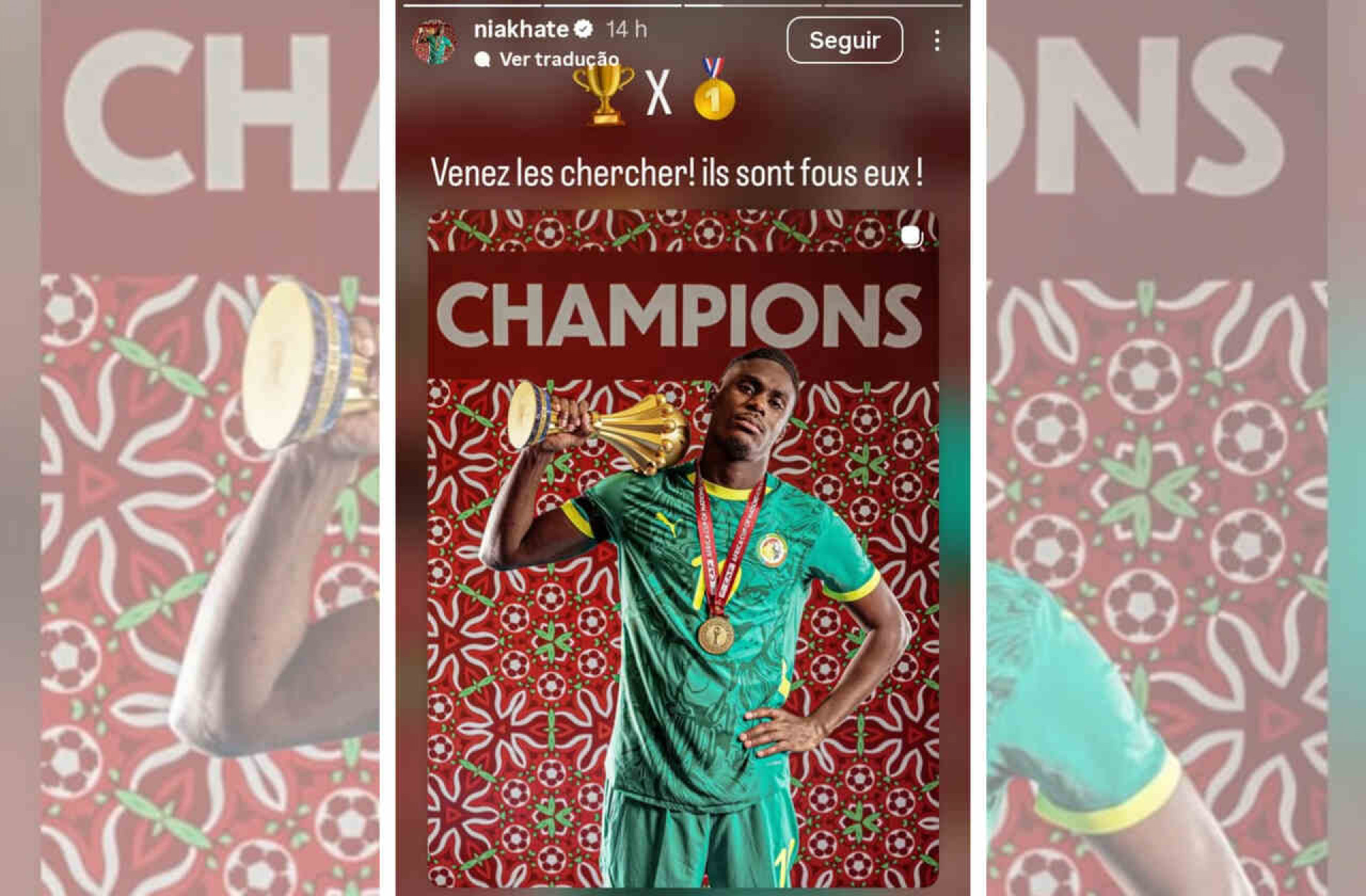 Senegal se recusa a devolver trof&eacute;u de campe&atilde;o e promete batalha judicial