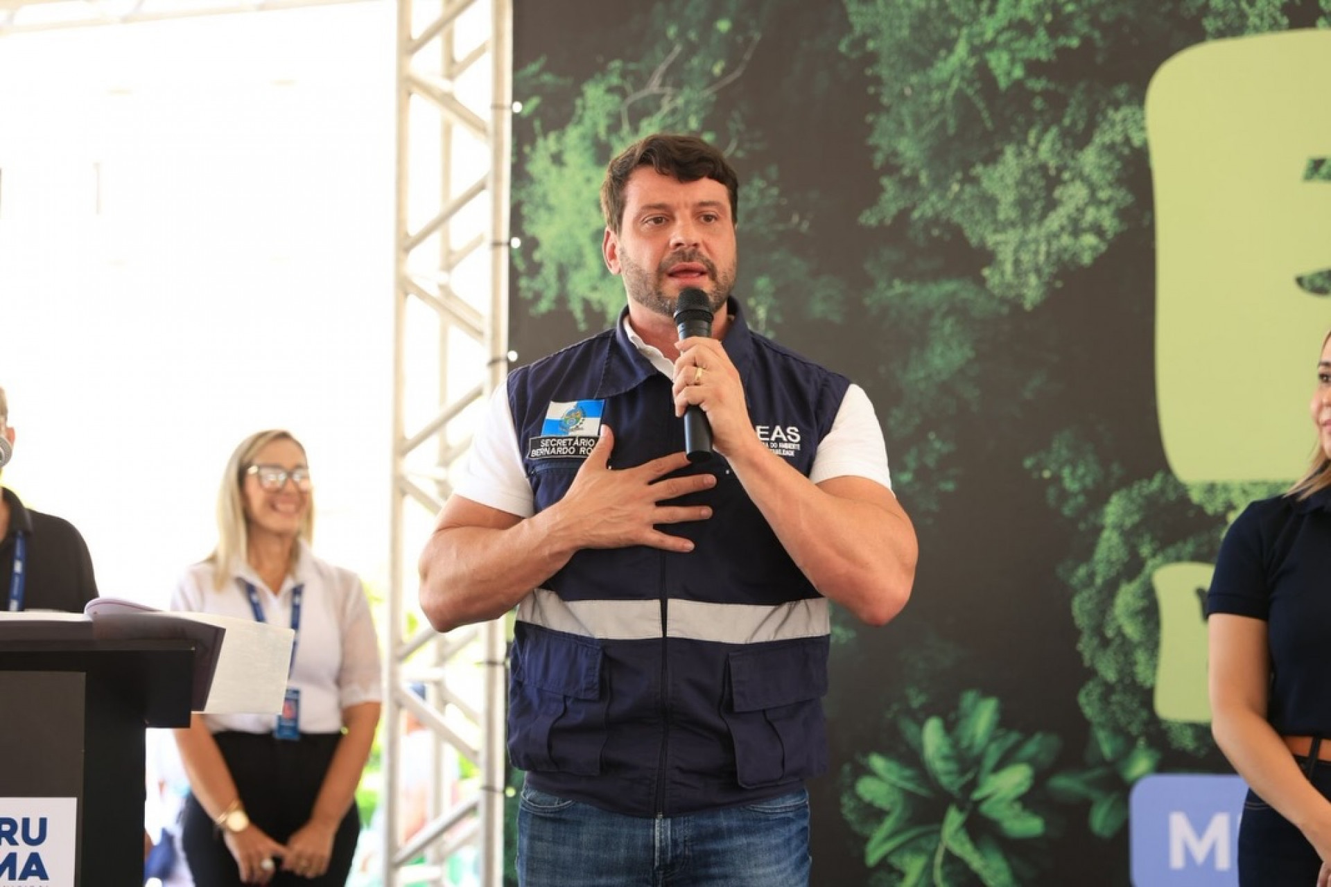 Bernardo Rossi sai da Secretaria do Ambiente e d&aacute; lugar a Diego Faro - Reprodu&ccedil;&atilde;o / Ascom