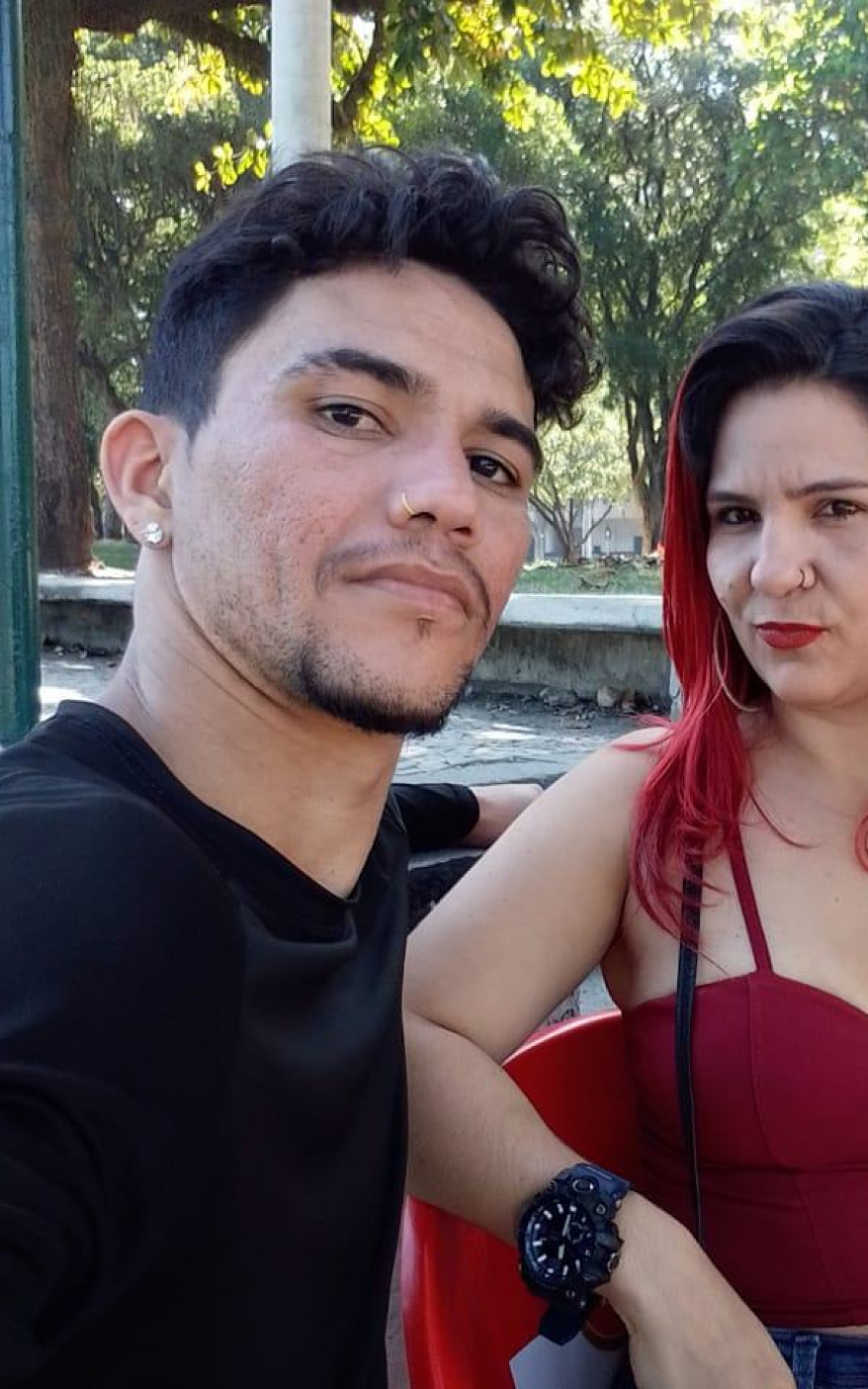 Leandro e Roberta estavam juntos há cerca de três anos - Rede Social