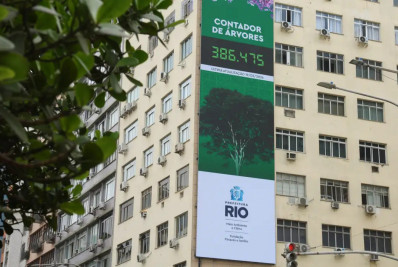 Rio lança painel para população acompanhar plantio de árvores
