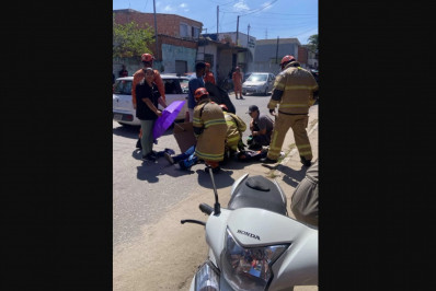 Colisão entre motos deixa três feridos na Boca do Mato, em Cabo Frio