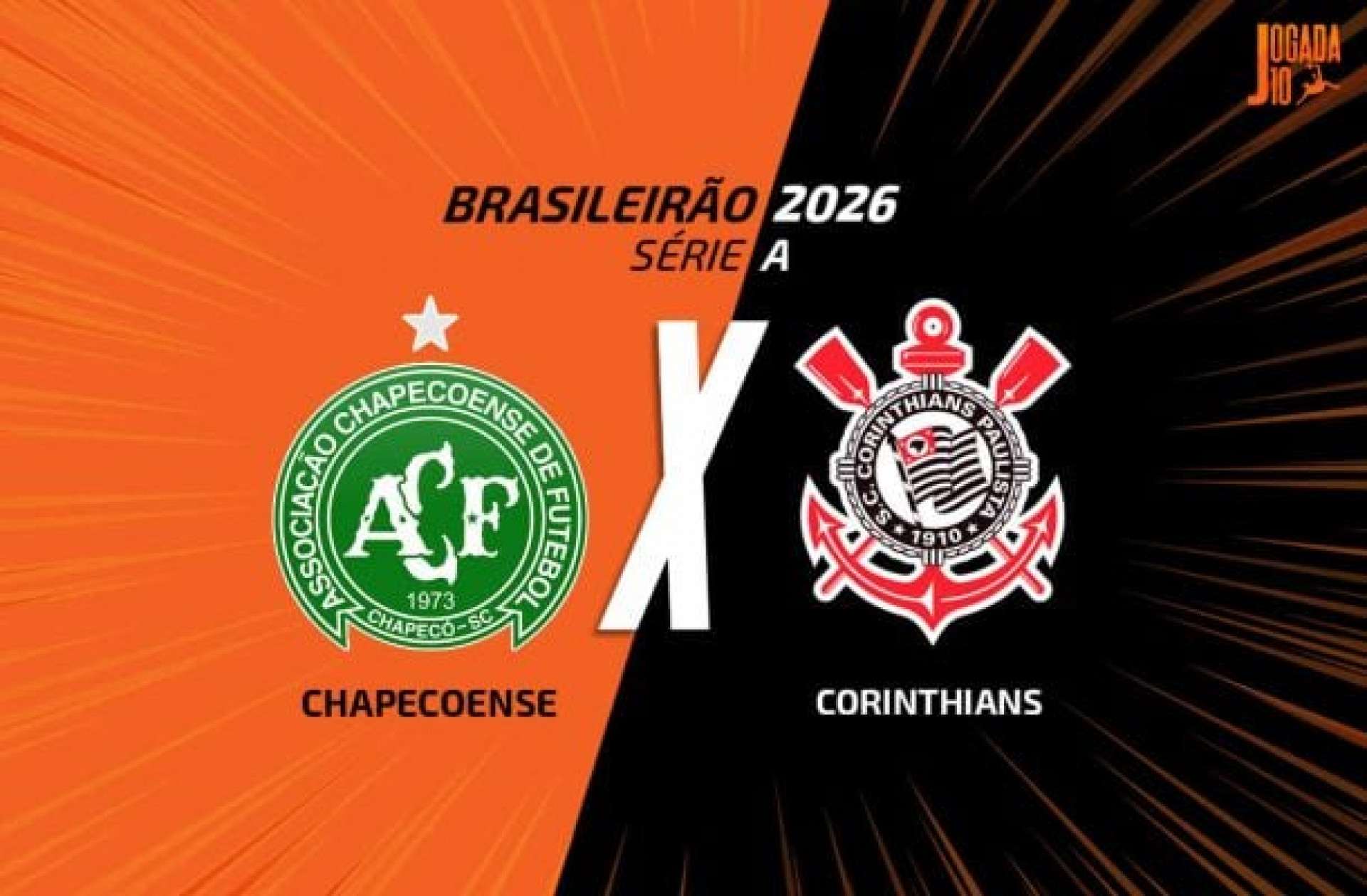 Chapecoense x Corinthians, AO VIVO, com a Voz do Esporte, &agrave;s 20h