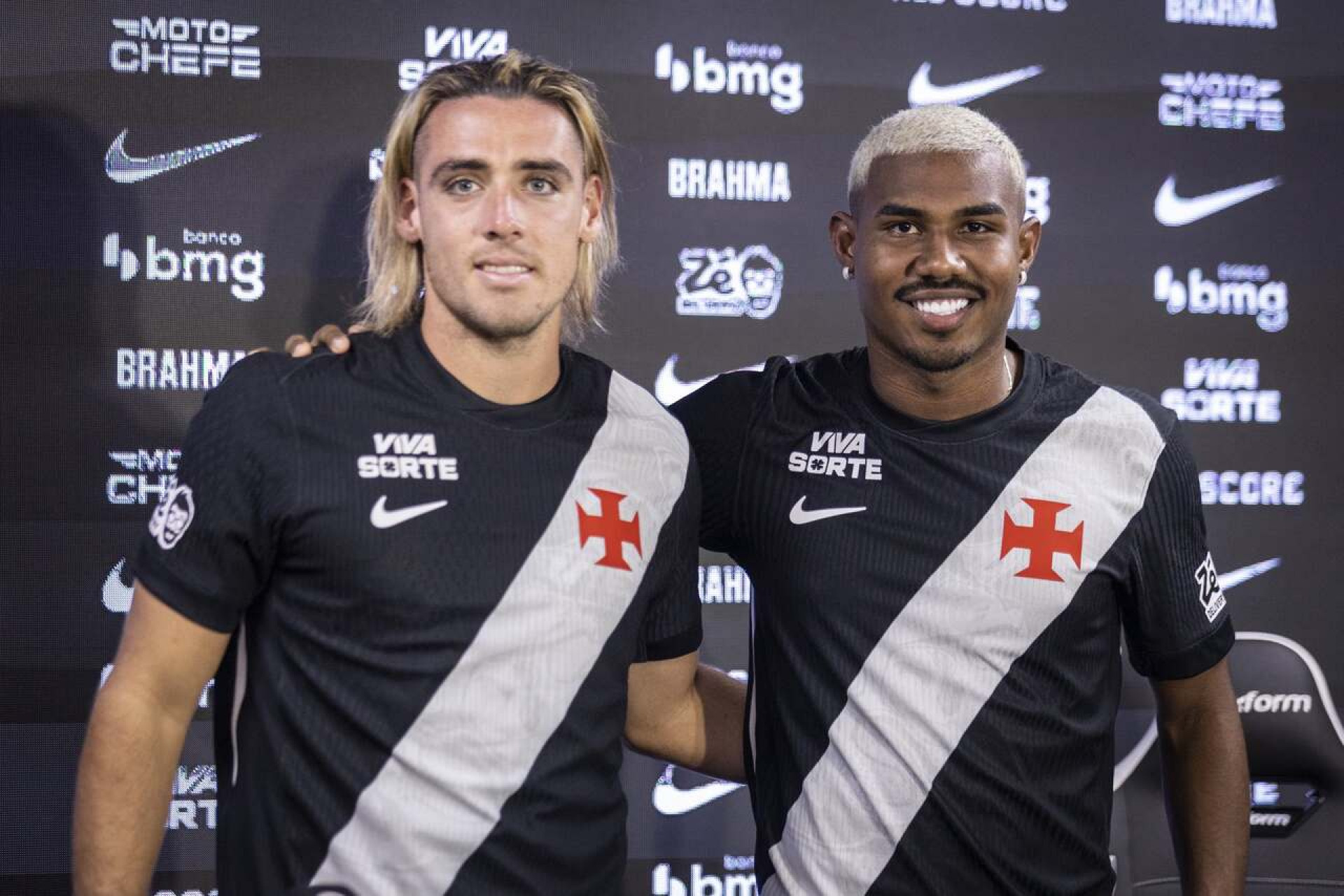 Cuiabano e Spinelli despontam como substitutos de Piton e Vegetti no Vasco
