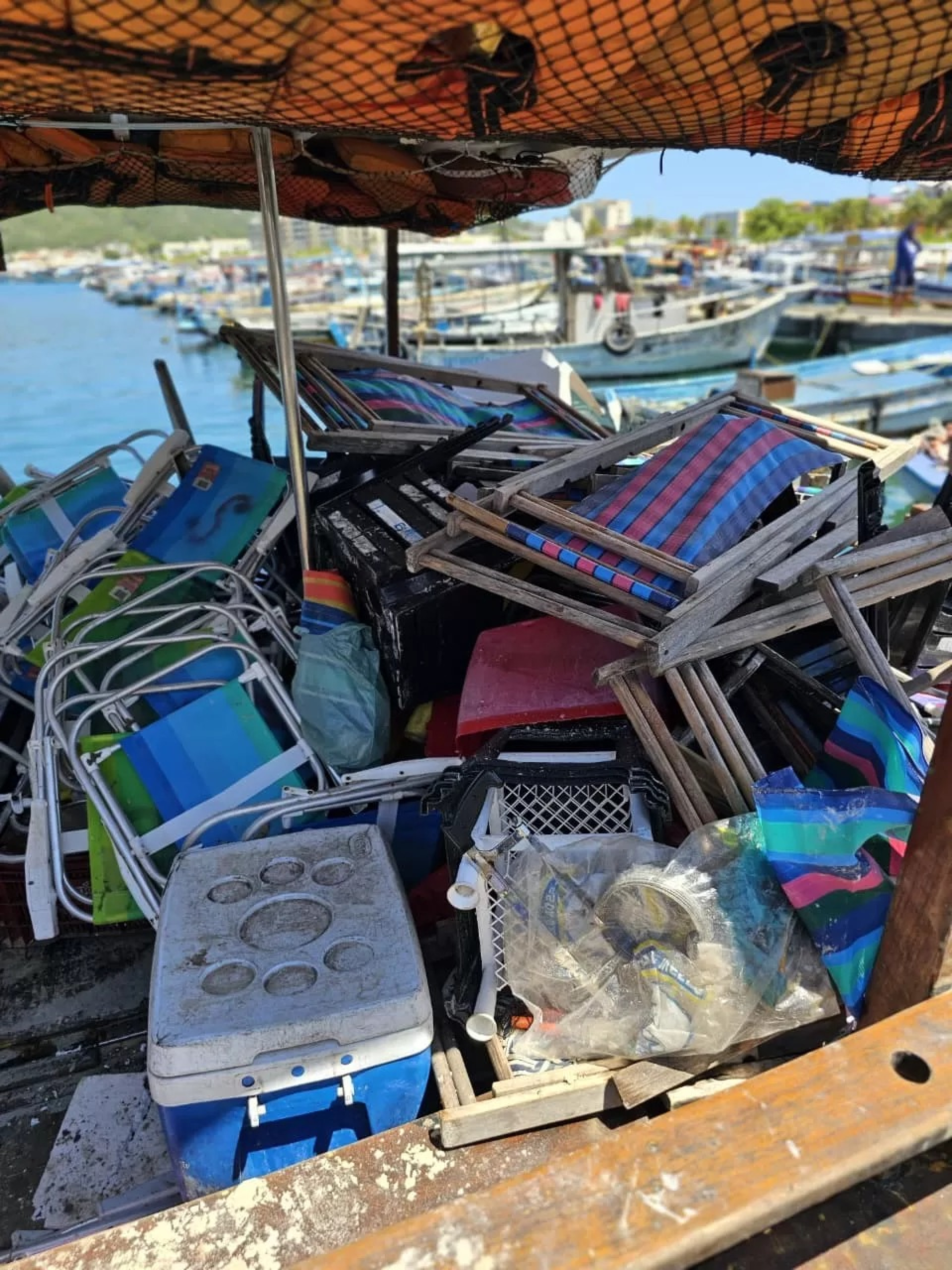 Prefeitura reforçou regras de uso da praia durante a ação de fiscalização. - Reprodução