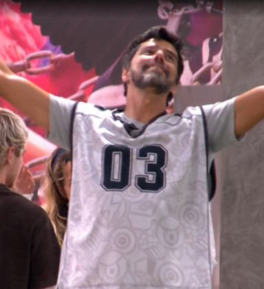 Alberto vence a prova do líder mais uma vez, e comemora: 'É tetra!'