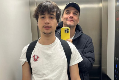 Filho de Wagner Moura posta clique raro com o pai: 'Te amo'