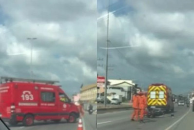 Mulher morre após acidente de moto na RJ-140, em São Pedro da Aldeia