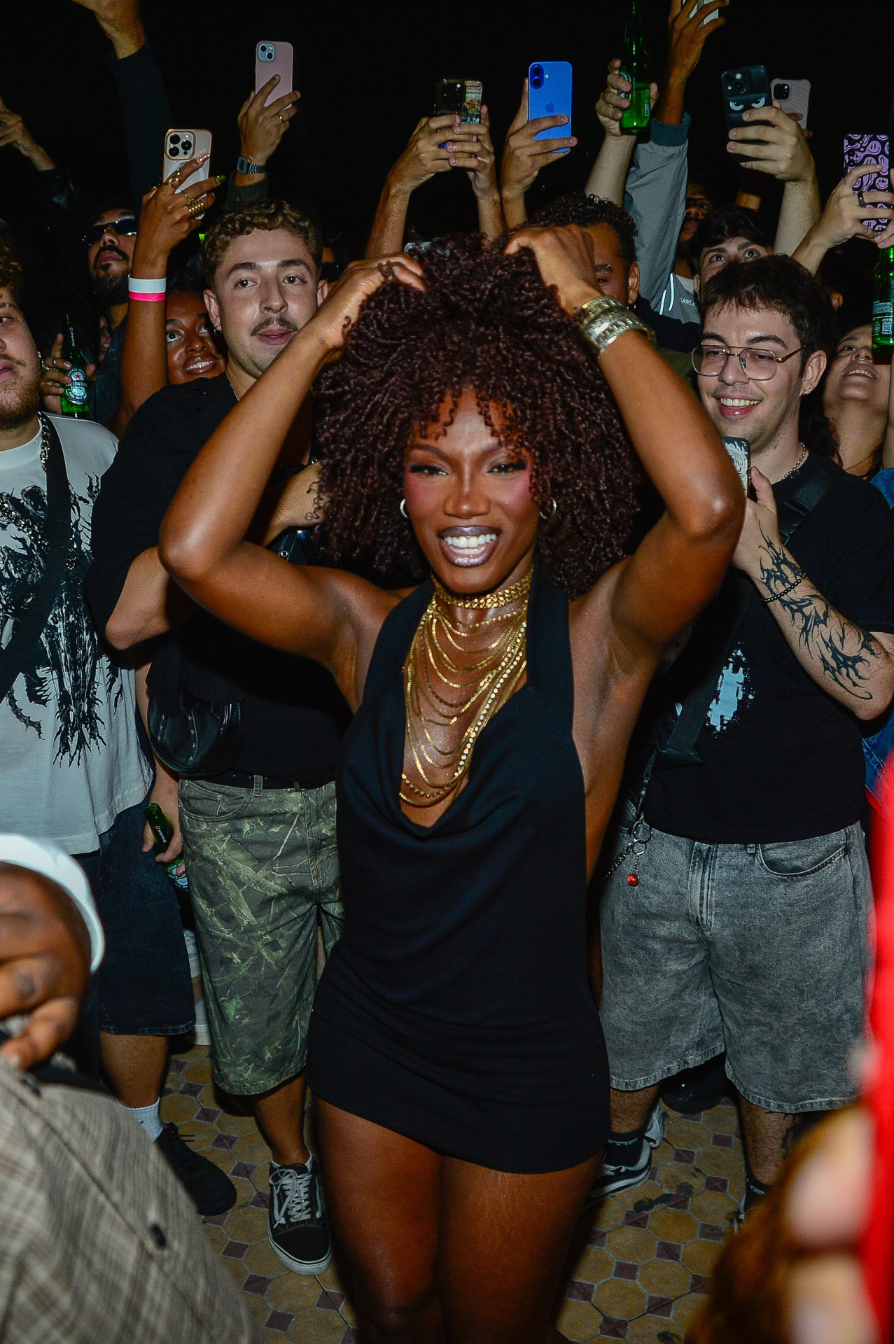 Doechii curte festa com fãs em São Paulo - Patrícia Devoraes e Eduardo Martins / Brazil News 