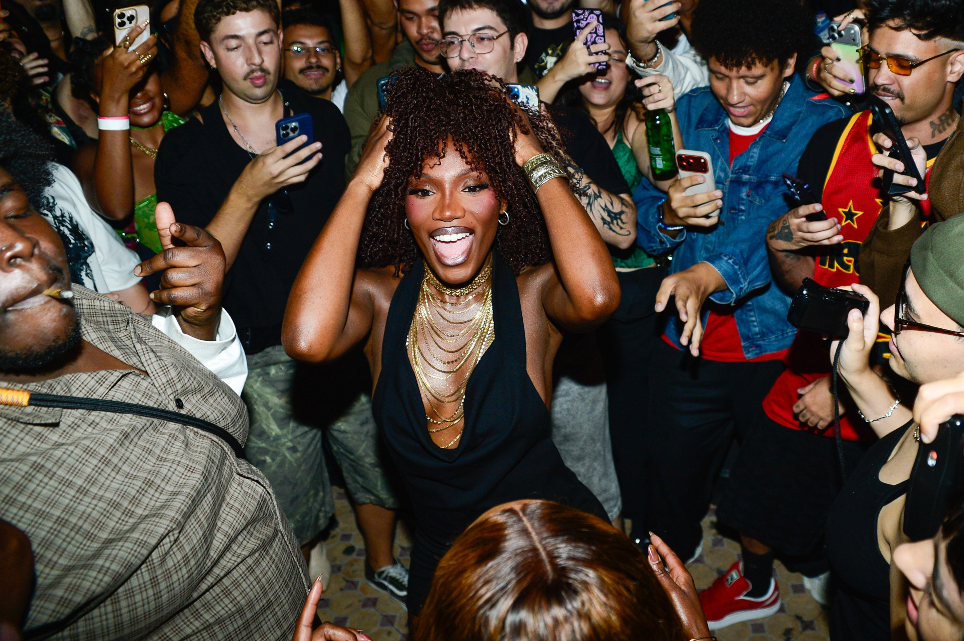 Doechii curte festa com fãs em São Paulo - Patrícia Devoraes e Eduardo Martins / Brazil News