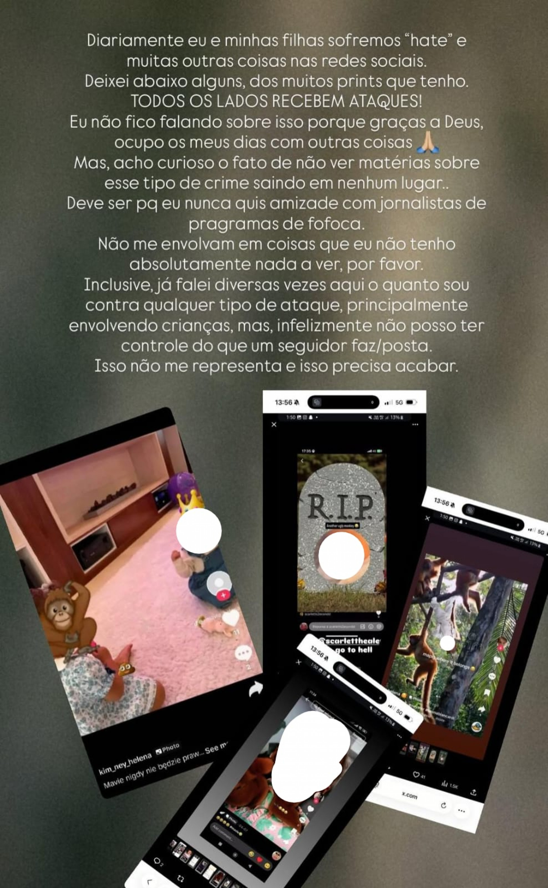 Bruna Biancardi desabafa sobre ataques envolvendo filhas, Mavie e Mel, nas redes - Reprodução / Instagram