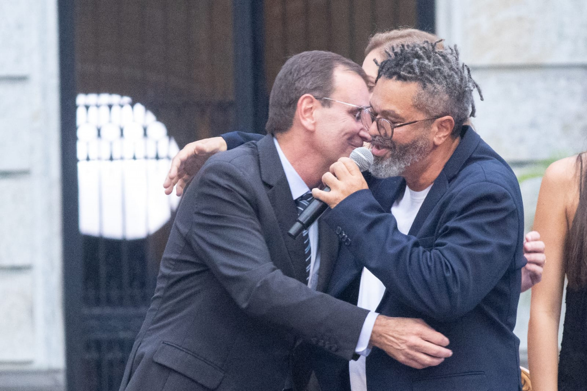 Em cerimônia no Palácio da Cidade, Eduardo Paes transmite cargo de prefeito para Eduardo Cavaliere - Érica Martin / Agência O Dia