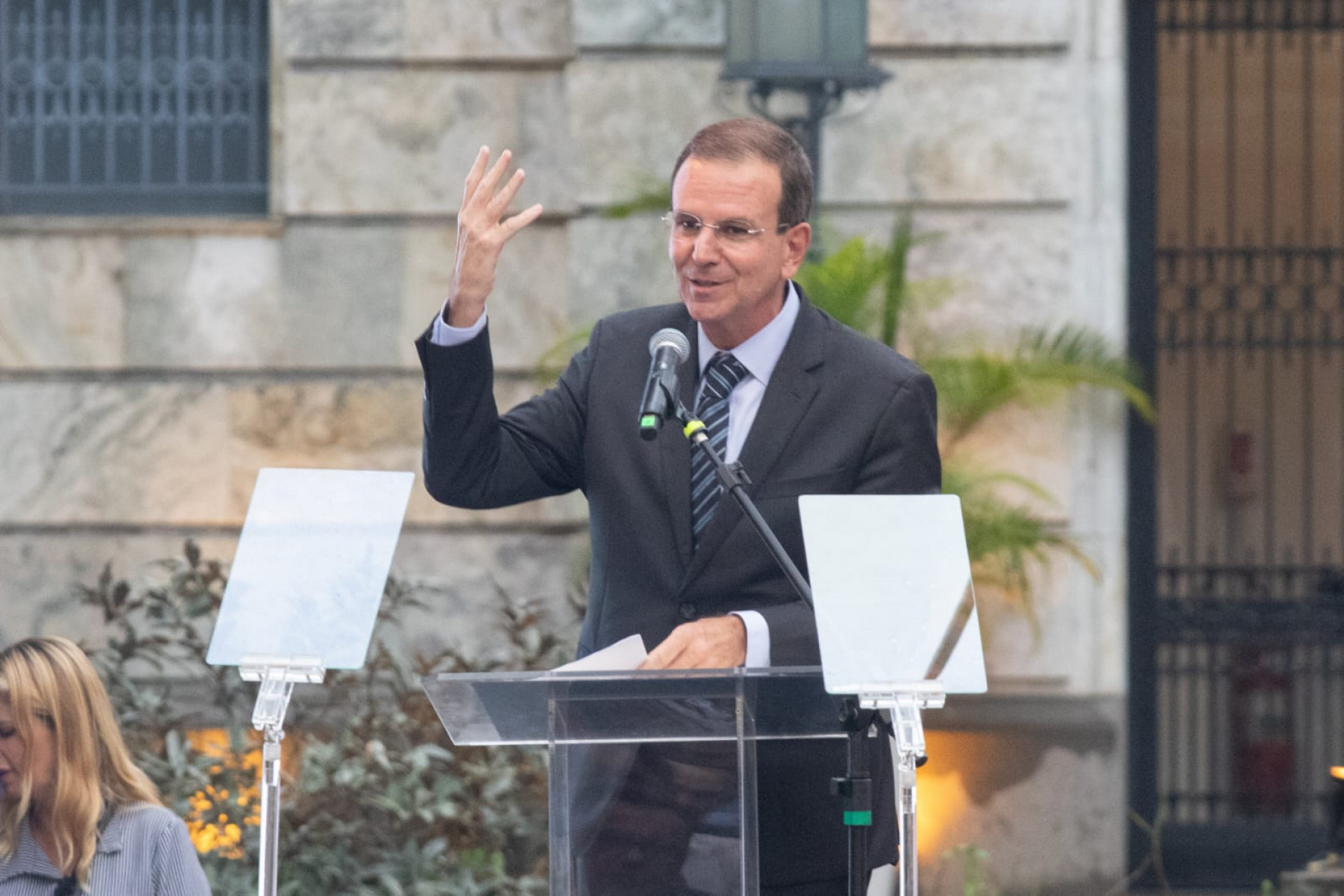 Em cerimônia no Palácio da Cidade, Eduardo Paes transmite cargo de prefeito para Eduardo Cavaliere - Érica Martin / Agência O Dia