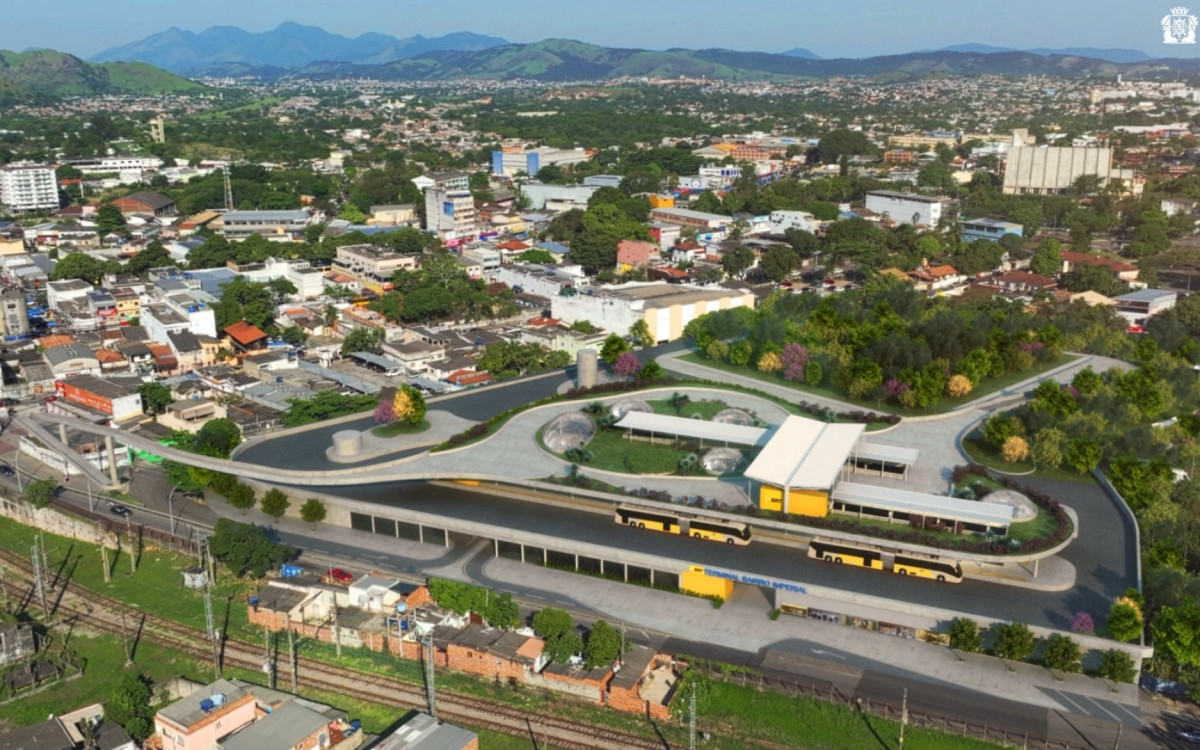 Novo Terminal BRT Bairro Imperial Santa Cruz tem previs&atilde;o de inaugura&ccedil;&atilde;o para o segundo semestre de 2027