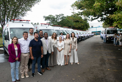 Macaé reforça atendimento de emergência com entrega de 22 ambulâncias novas
