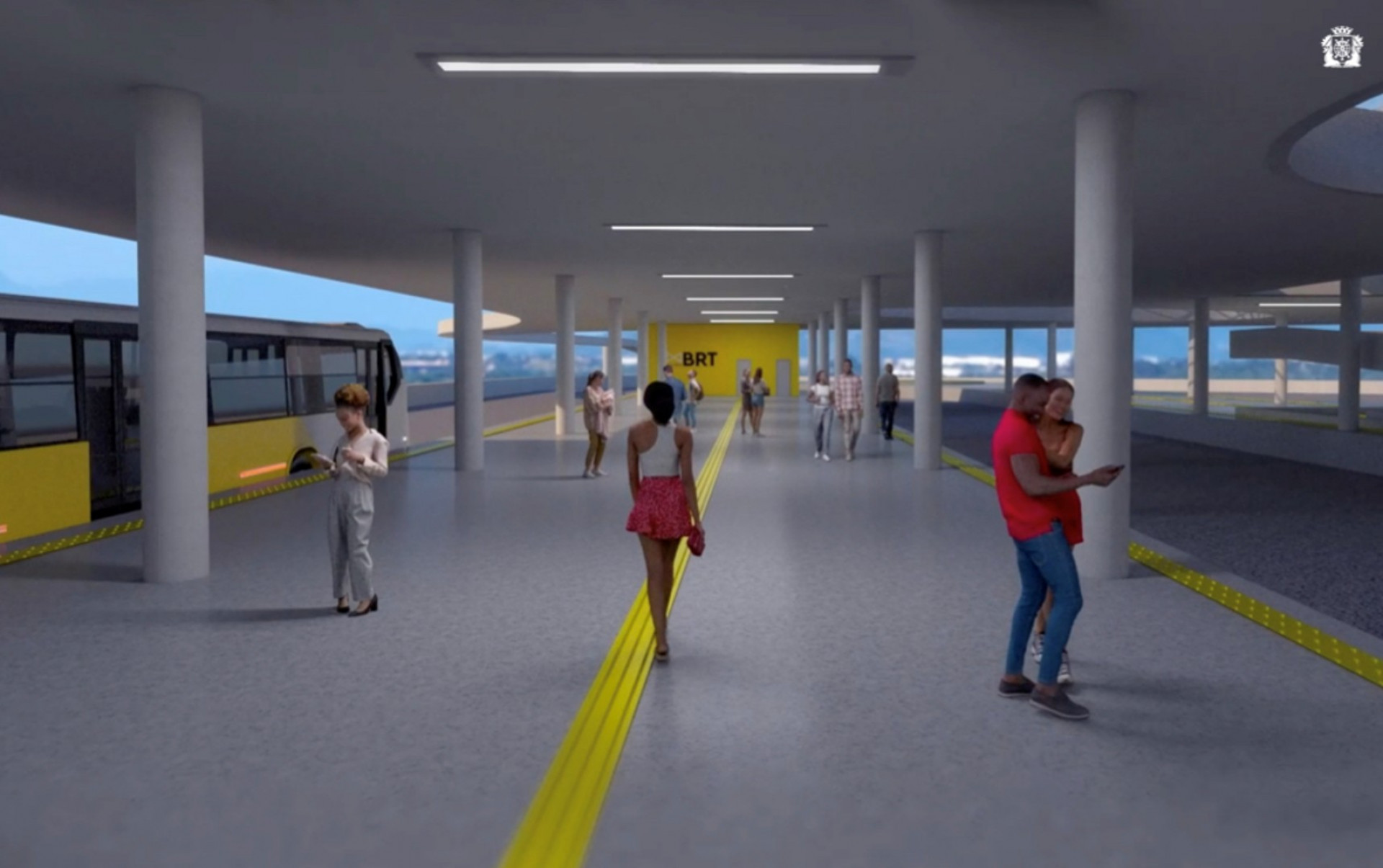 Novo Terminal BRT Bairro Imperial Santa Cruz tem previsão de inauguração para o segundo semestre de 2027 - Divulgação / Prefeitura do Rio