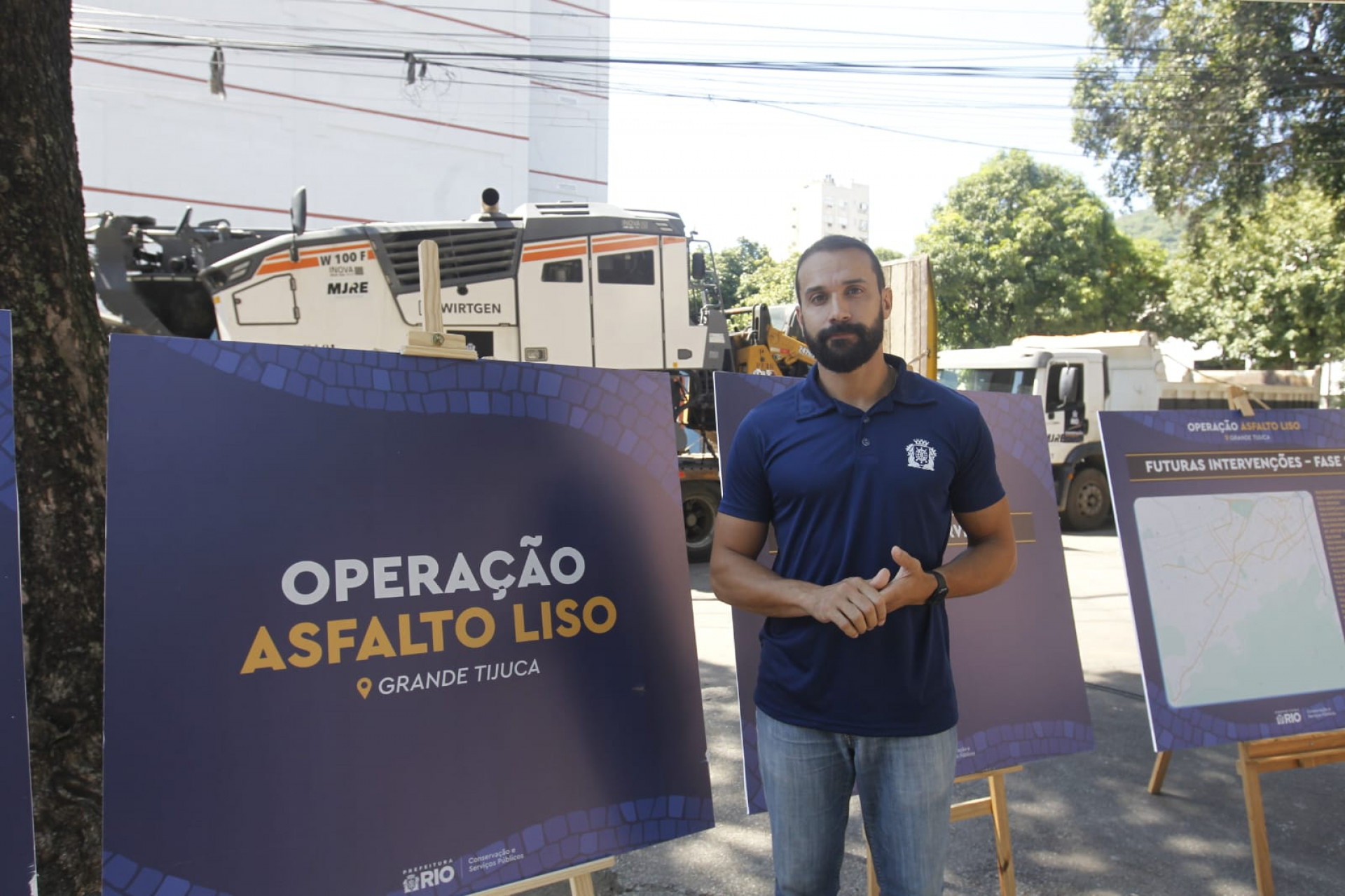 Secretário de Conservação, Diego Vaz - Reginaldo Pimenta / Agência O Dia