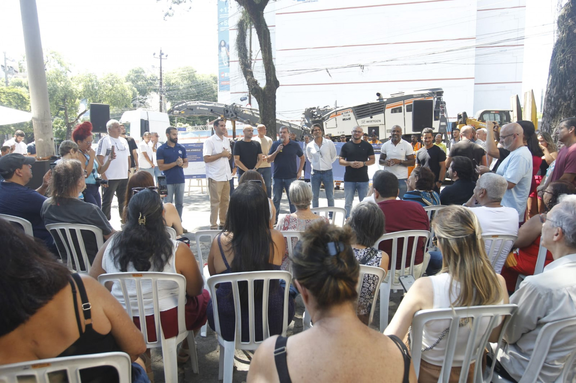 Prefeitura do Rio apresenta nova fase do Programa Asfalto Liso, na Tijuca - Reginaldo Pimenta / Agência O Dia