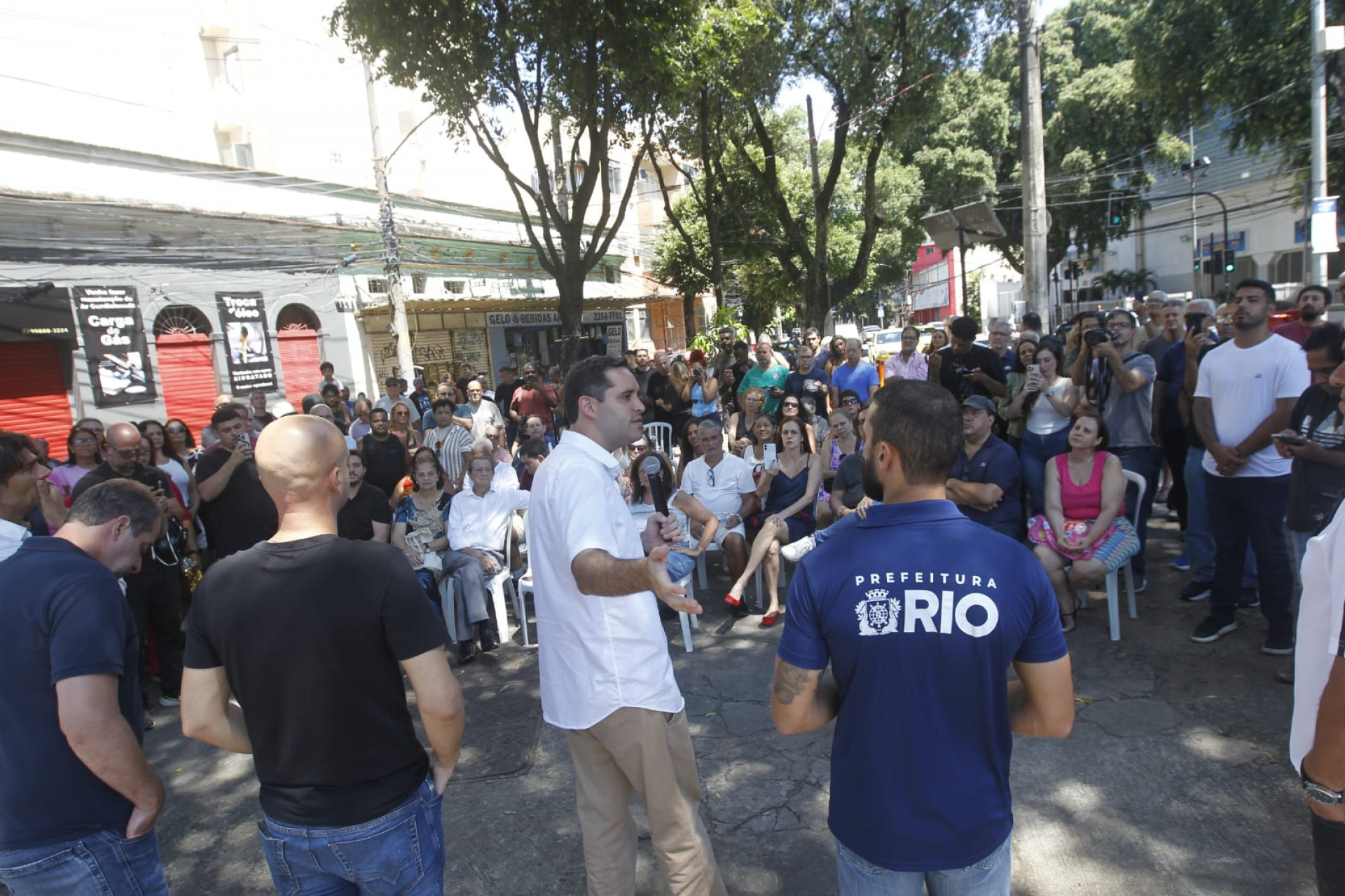 Prefeito do Rio, Eduardo Cavaliere apresenta nova fase do Programa Asfalto Liso - Reginaldo Pimenta / Agência O Dia