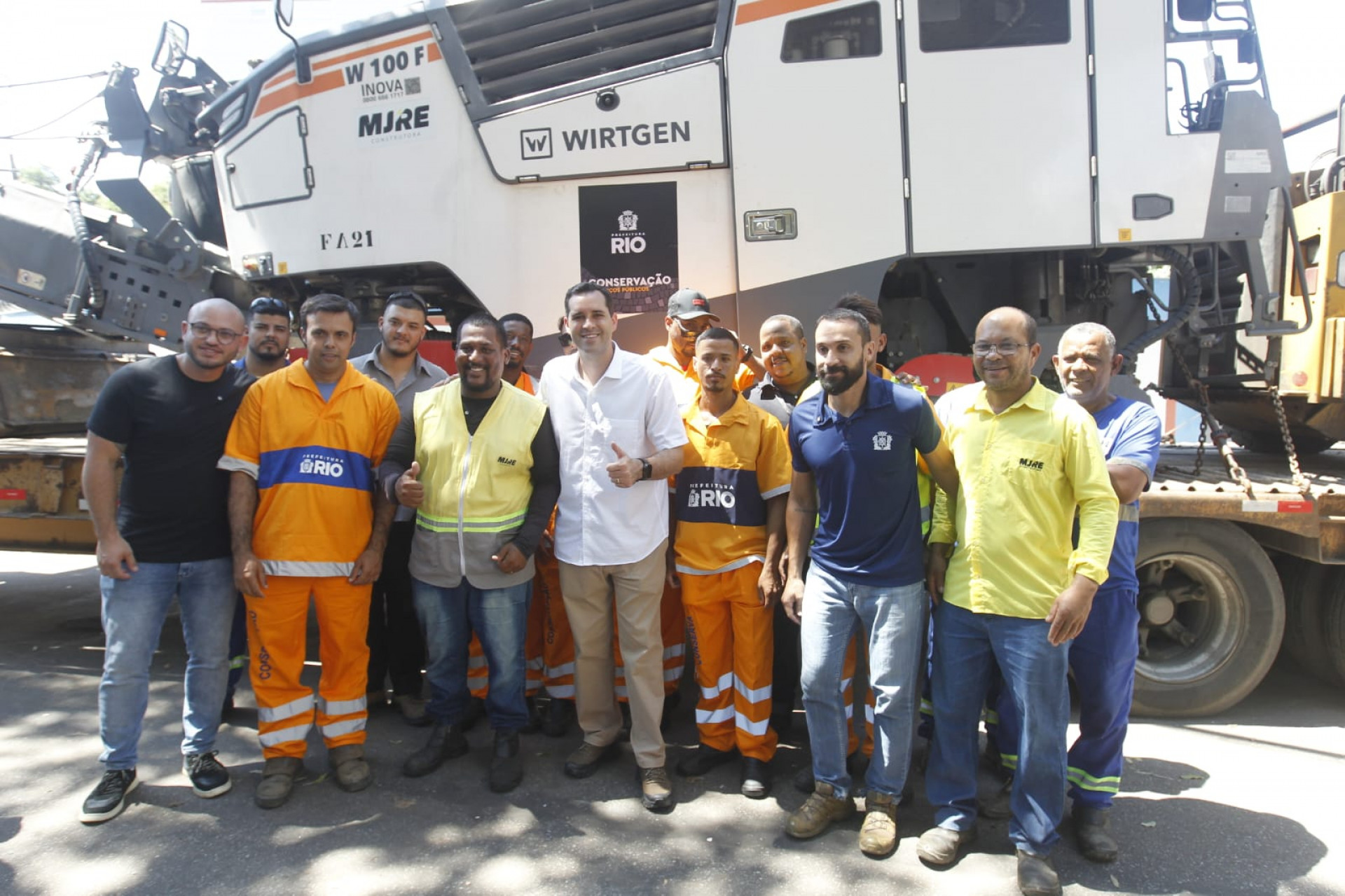 Prefeitura do Rio apresenta nova fase do Programa Asfalto Liso, na Tijuca - Reginaldo Pimenta / Agência O Dia