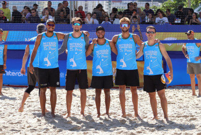 Esportes de praia lotam arquibancadas em Icaraí neste fim de semana