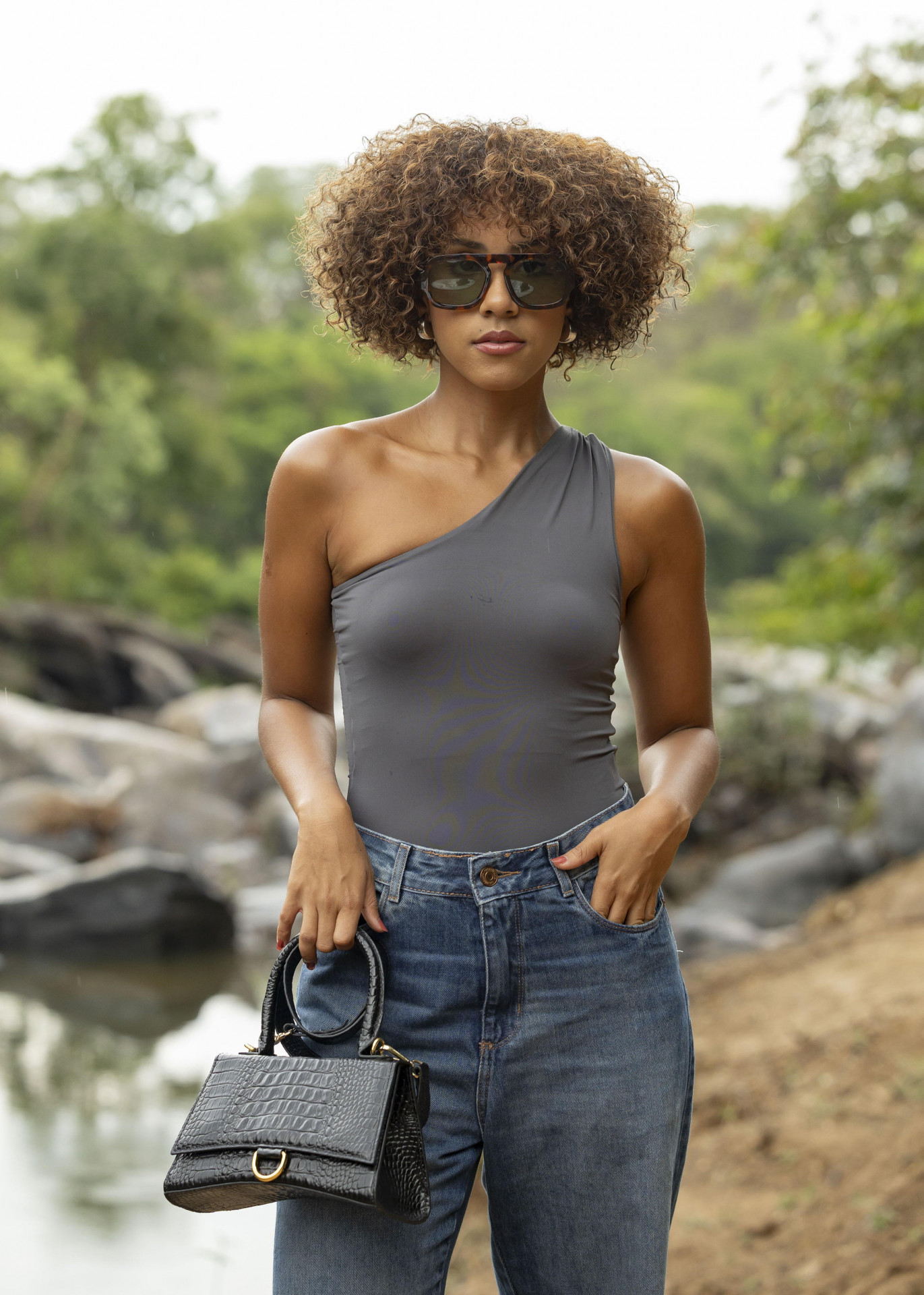 Ramille interpreta Cinara em 'Cora&ccedil;&atilde;o Acelerado' -  Manoella Mello / TV Globo