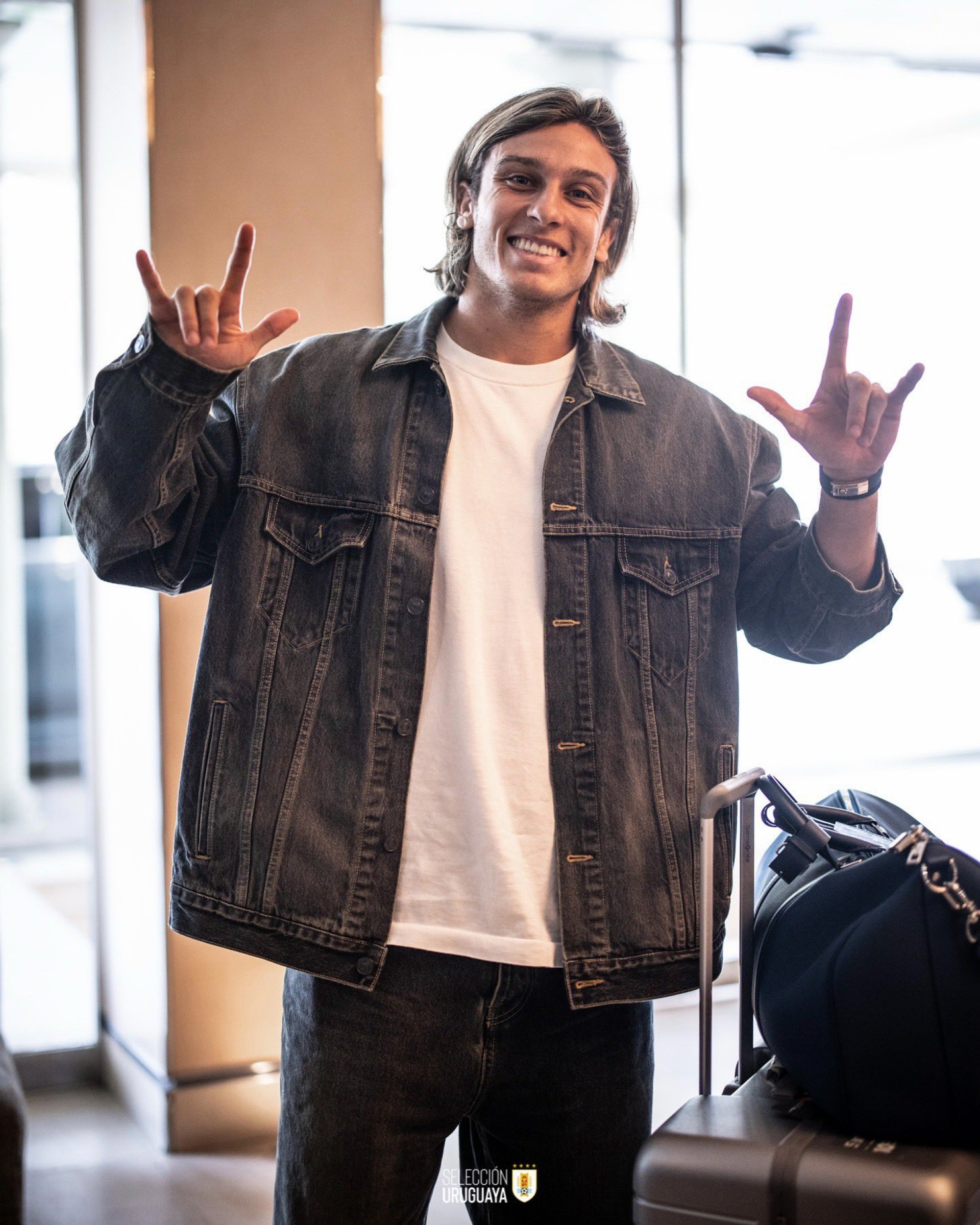 Canobbio se apresentou à seleção uruguaia nesta segunda-feira (23) - Reprodução / X