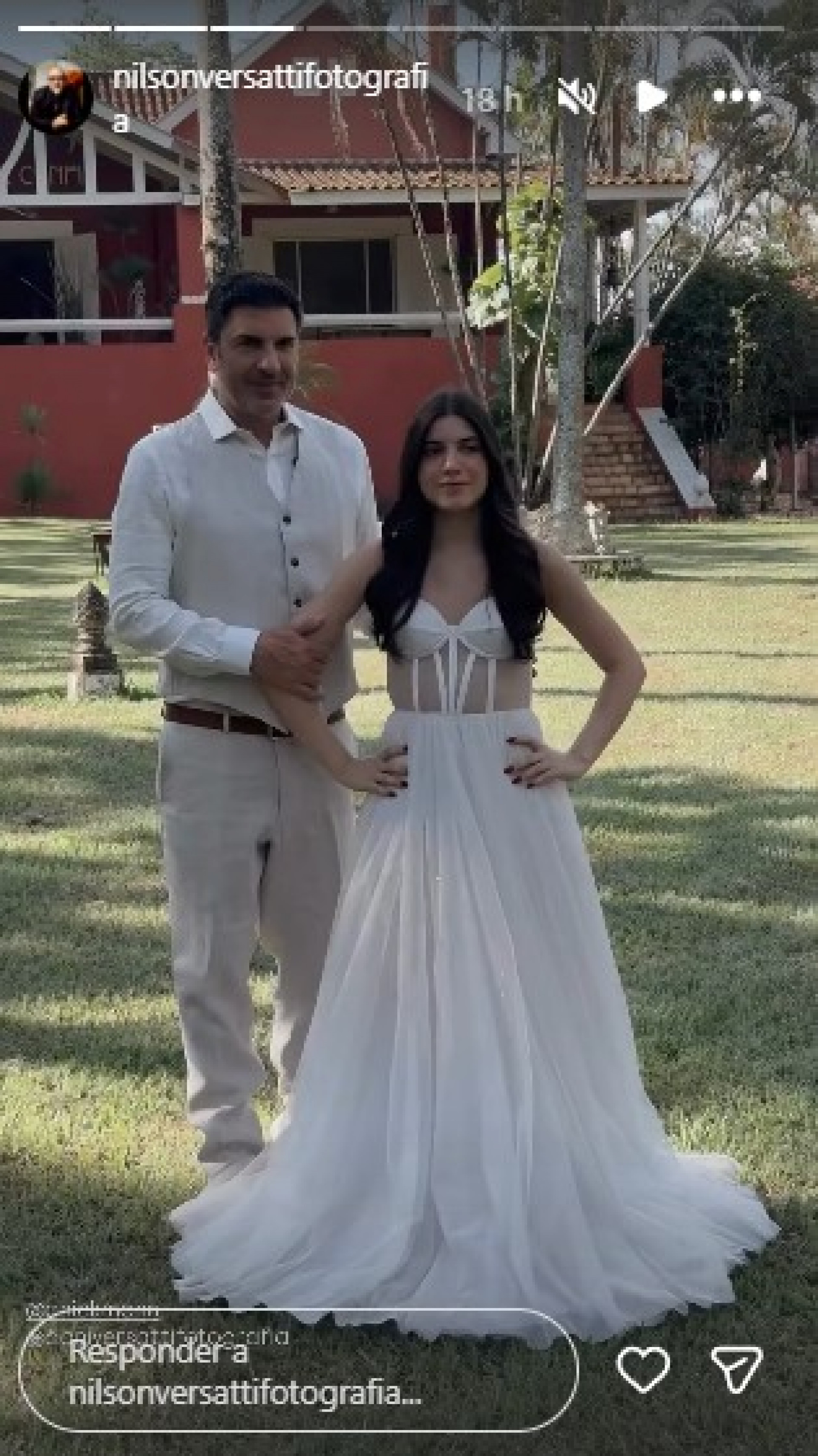 Edu Guedes e a filha, Maria - Reprodução de vídeo / Instagram