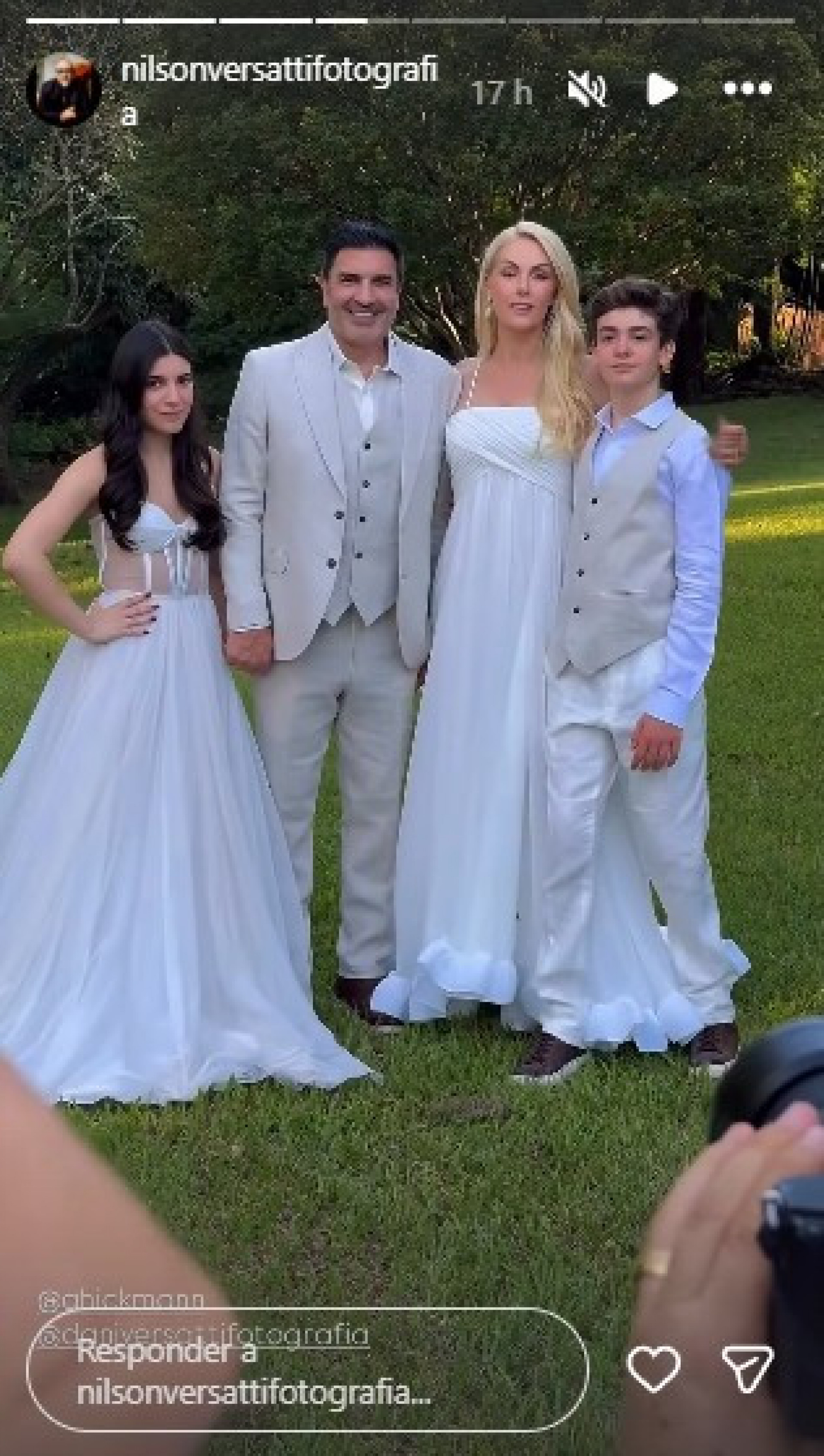 Ana Hickmann e Edu Guedes fazem ensaio pré-casamento com os filhos, Maria e Alezinho - Reprodução de vídeo / Instagram