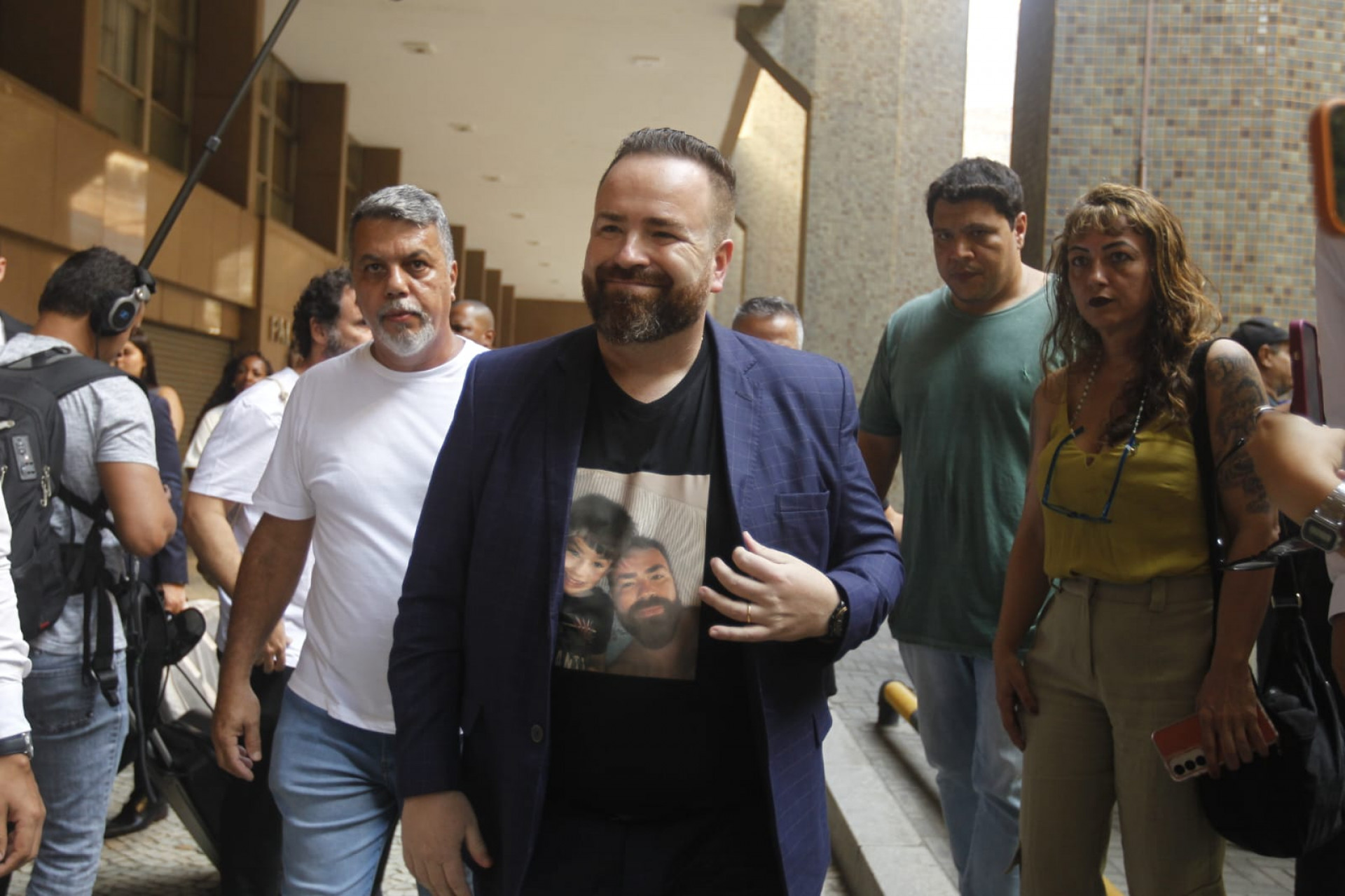 Leniel Borel pede por justiça antes de julgamento de réus sobre a morte de seu filho - Reginaldo Pimenta / Agência O Dia