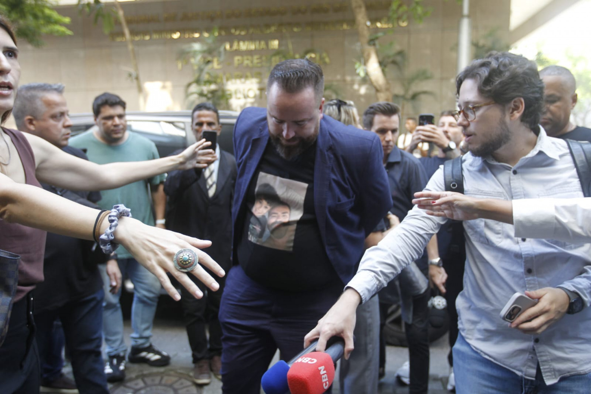 Leniel Borel pede por justiça antes de julgamento de réus sobre a morte de seu filho - Reginaldo Pimenta / Agência O Dia