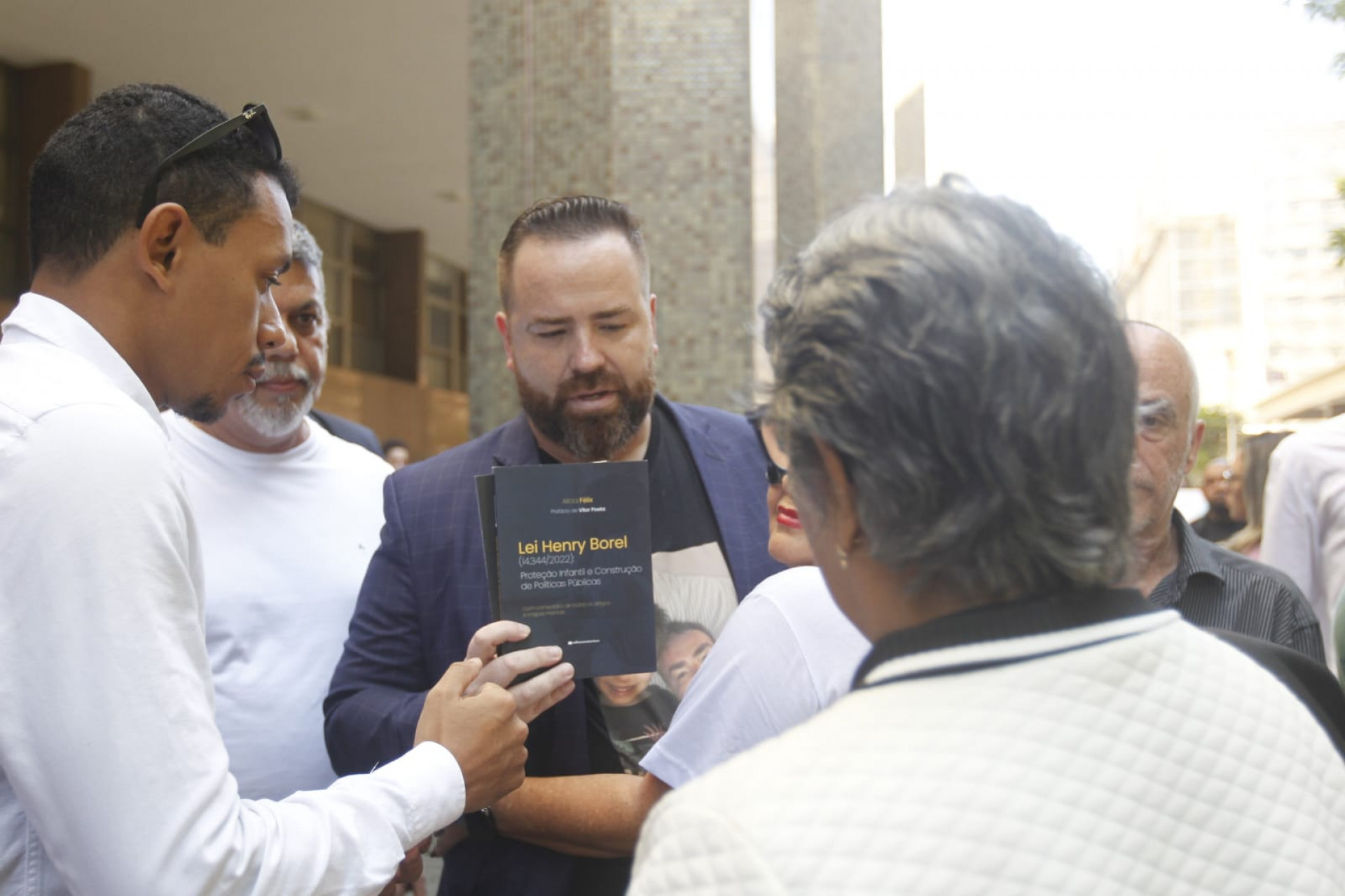 Leniel Borel pede por justiça antes de julgamento de réus sobre a morte de seu filho - Reginaldo Pimenta / Agência O Dia