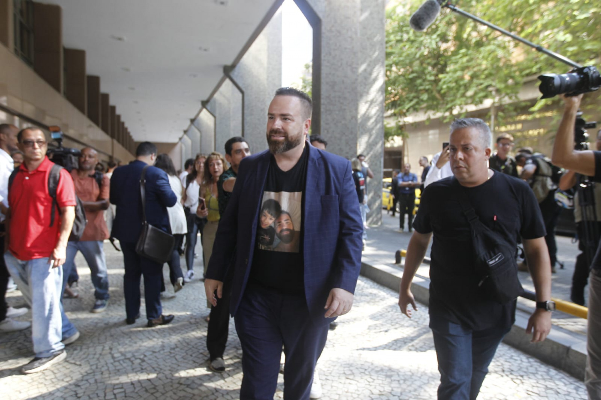 Leniel Borel pede por justiça antes de julgamento de réus sobre a morte de seu filho - Reginaldo Pimenta / Agência O Dia