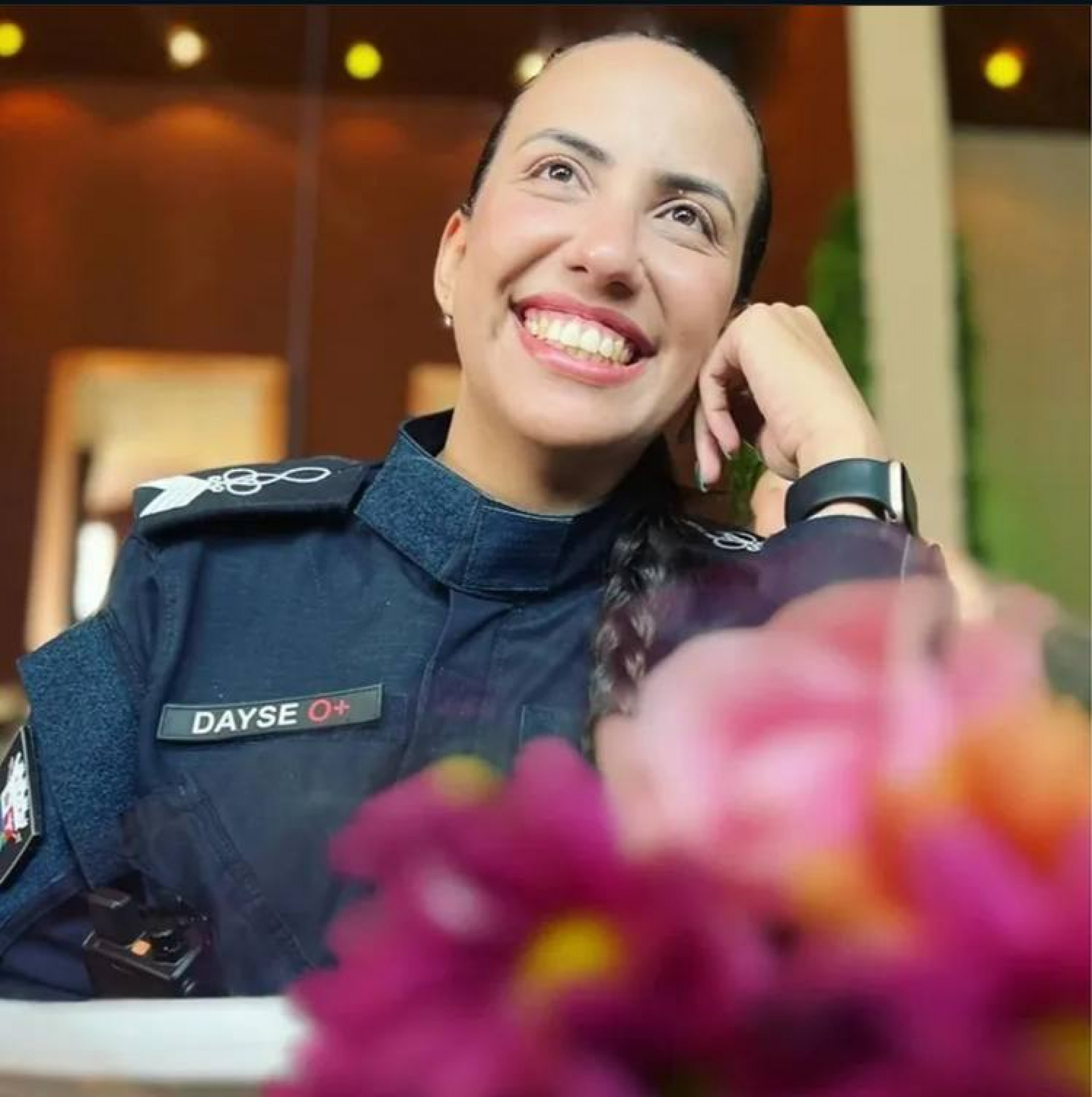 Dayse foi a primeira mulher a comandar a Guarda de Vitória - Reprodução/ redes sociais