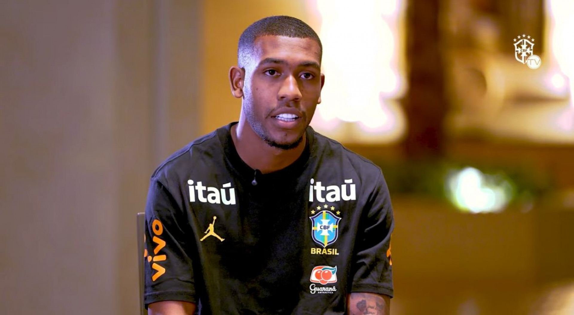 Rayan foi convocado para aos amistosos com Fran&ccedil;a e Cro&aacute;cia - Reprodu&ccedil;&atilde;o/CBF TV