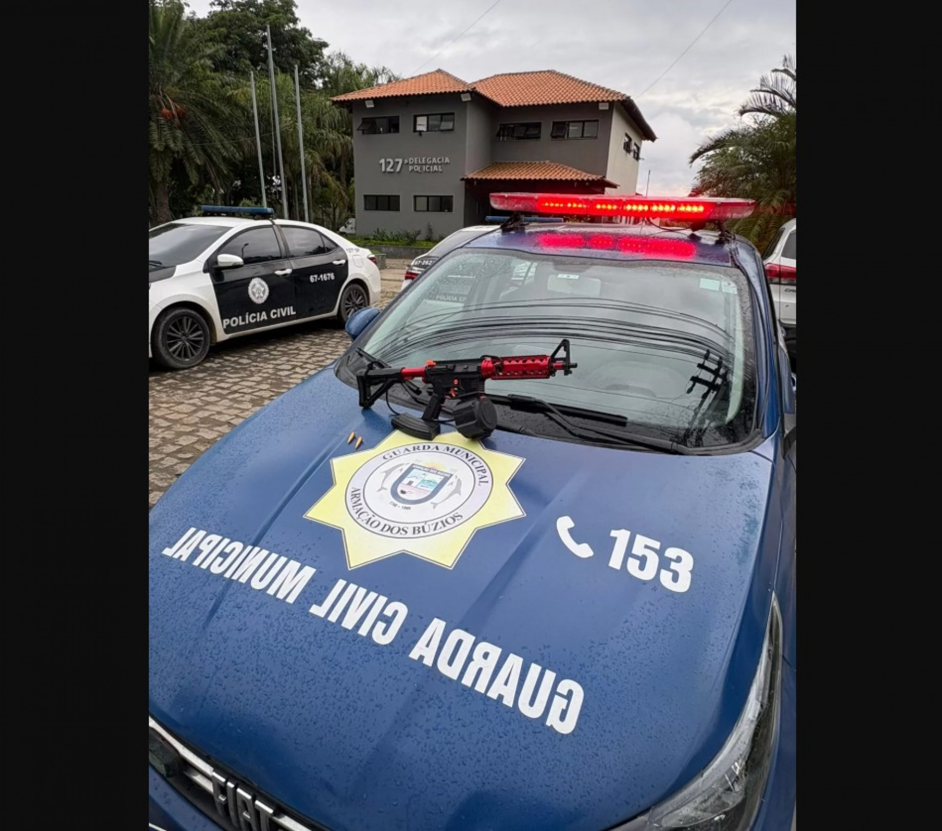 Ação foi realizada em área monitorada pelas forças de segurança. - Reprodução