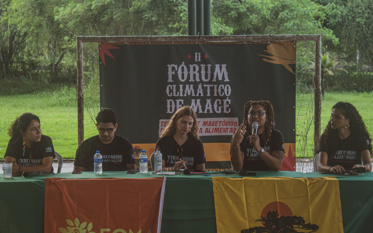 F&oacute;rum Clim&aacute;tico de Mag&eacute; consolida propostas de soberania alimentar - Caroline Santos e Juliana Portella/Divulga&ccedil;&atilde;o