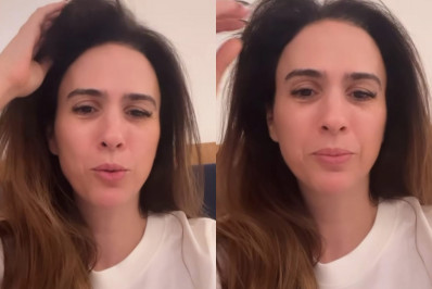 Tata Werneck erra ao cortar o próprio cabelo