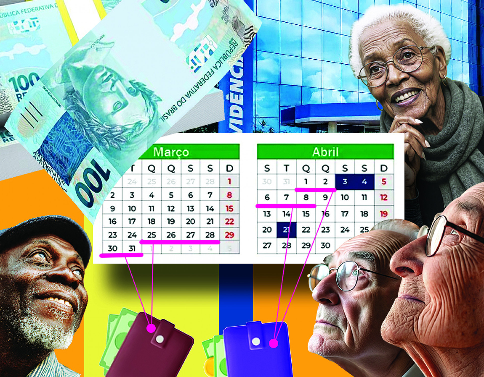 INSS começa a pagar benefícios de março: veja quando o dinheiro cai na conta