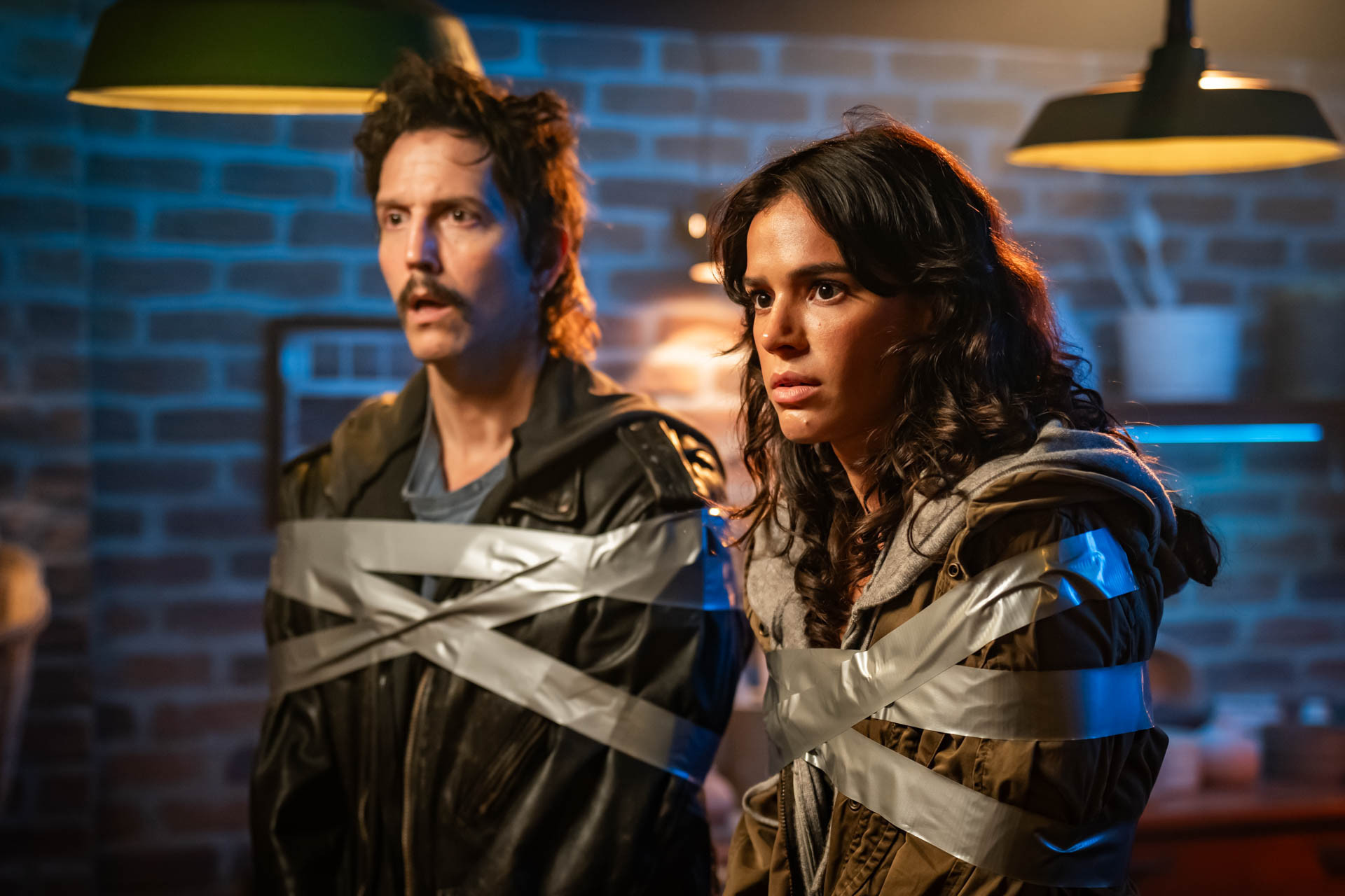 'Velhos Bandidos': Nancy (Bruna Marquezine) e Sid (Vladimir Brichta) - Divulgação